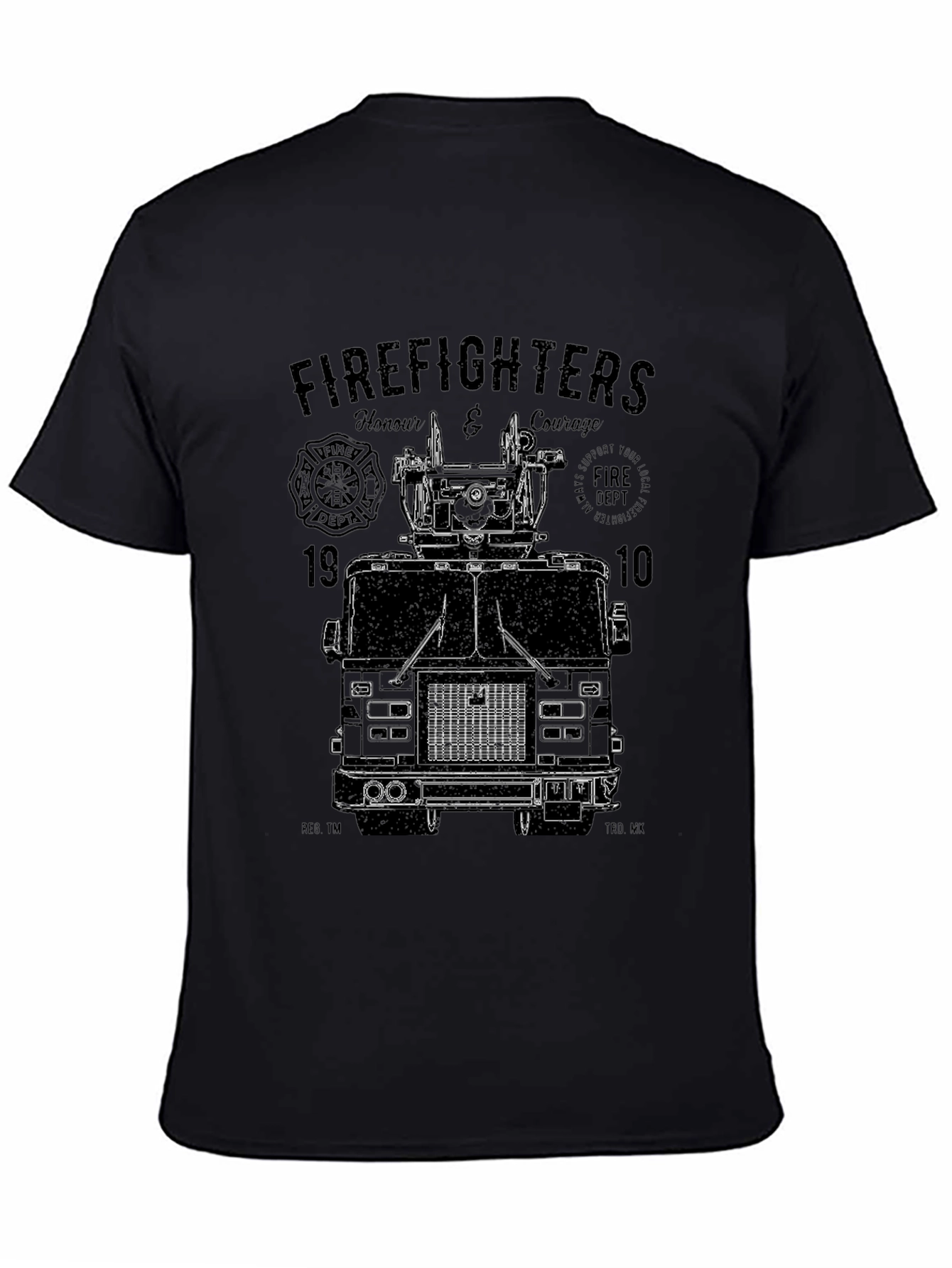 Firefighter Tribute Tee - Honor & Courage