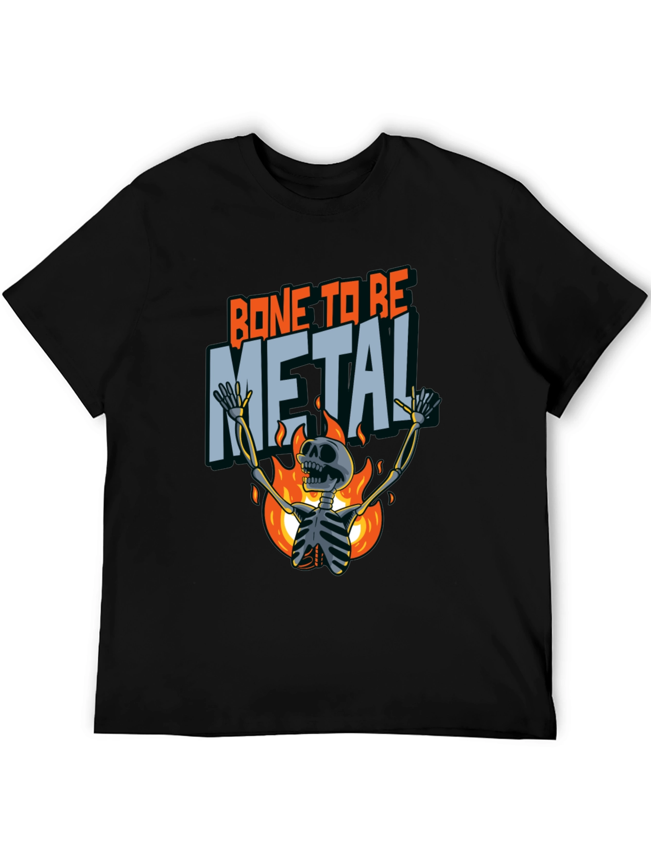 Bone To Be Metal Skeleton T-Shirt