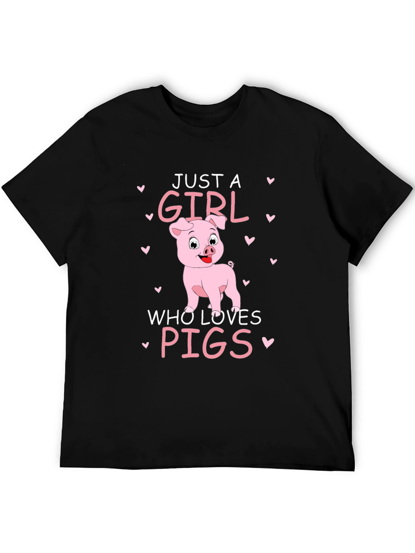 Just A Girl Who Loves Pigs T-Shirt