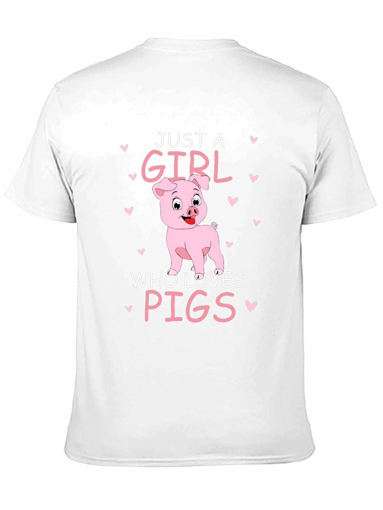 Just A Girl Who Loves Pigs T-Shirt