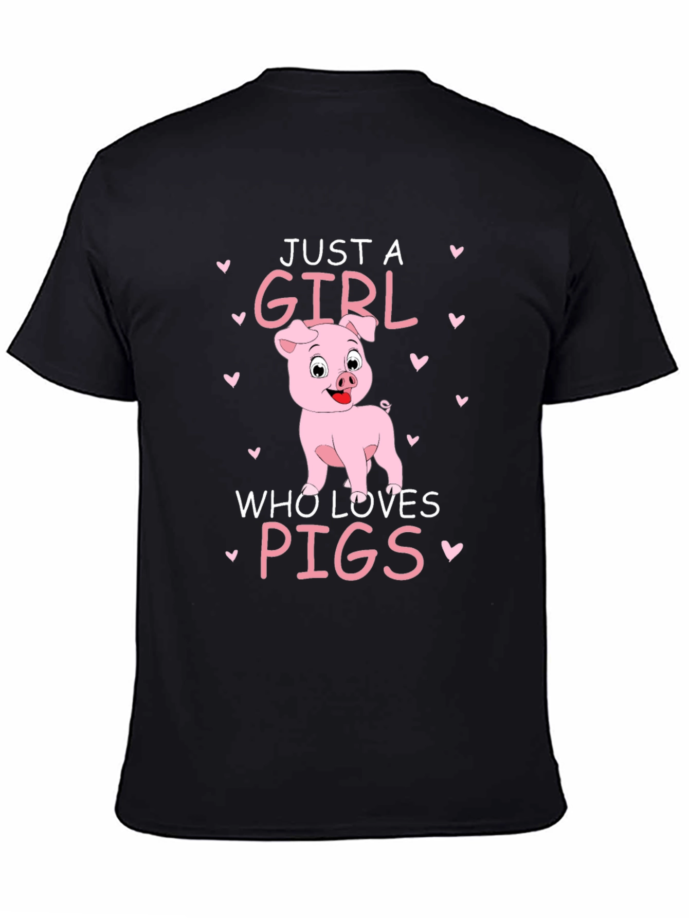 Just A Girl Who Loves Pigs T-Shirt