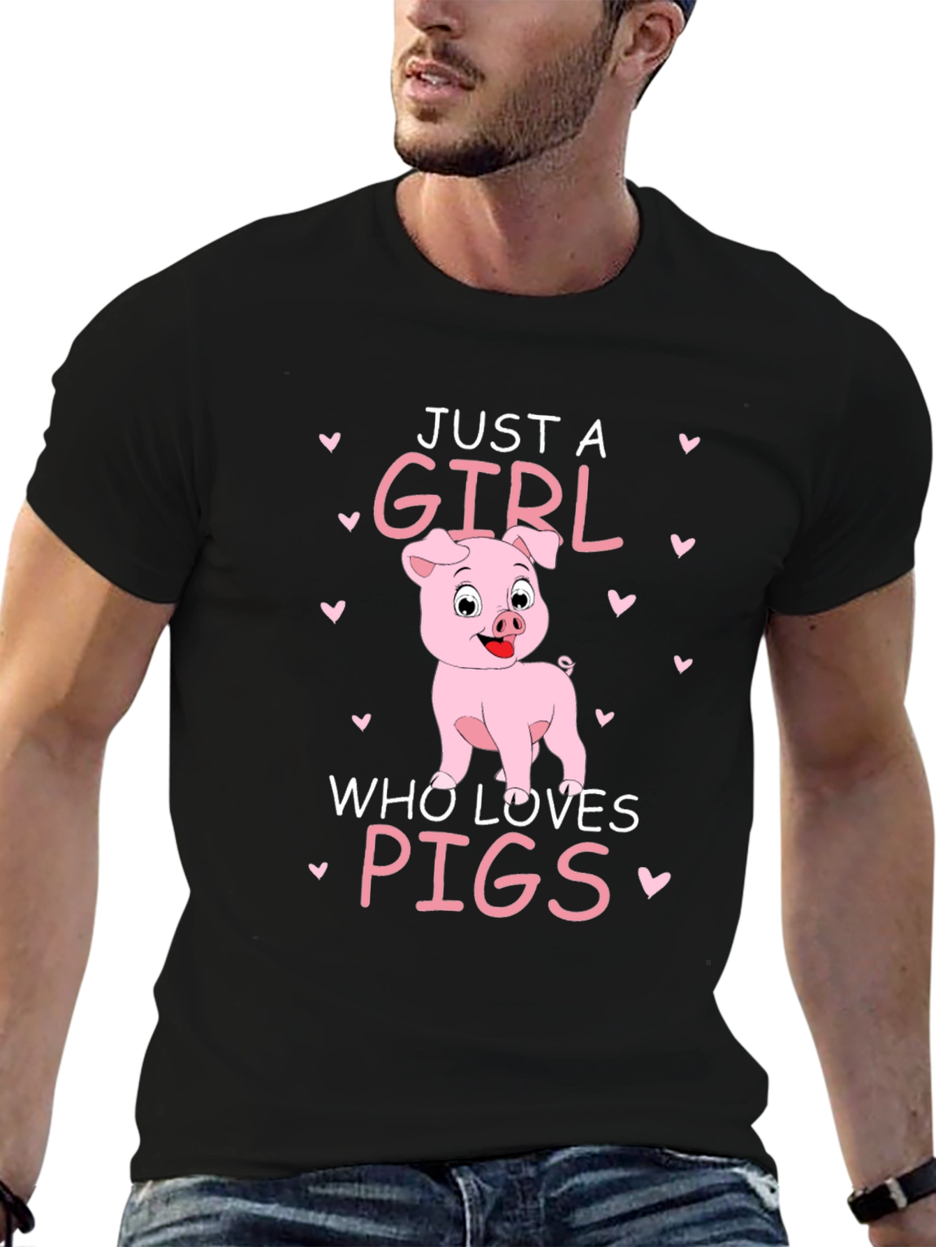 Just A Girl Who Loves Pigs T-Shirt