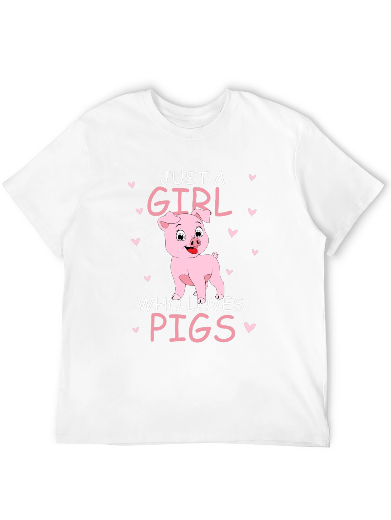 Just A Girl Who Loves Pigs T-Shirt