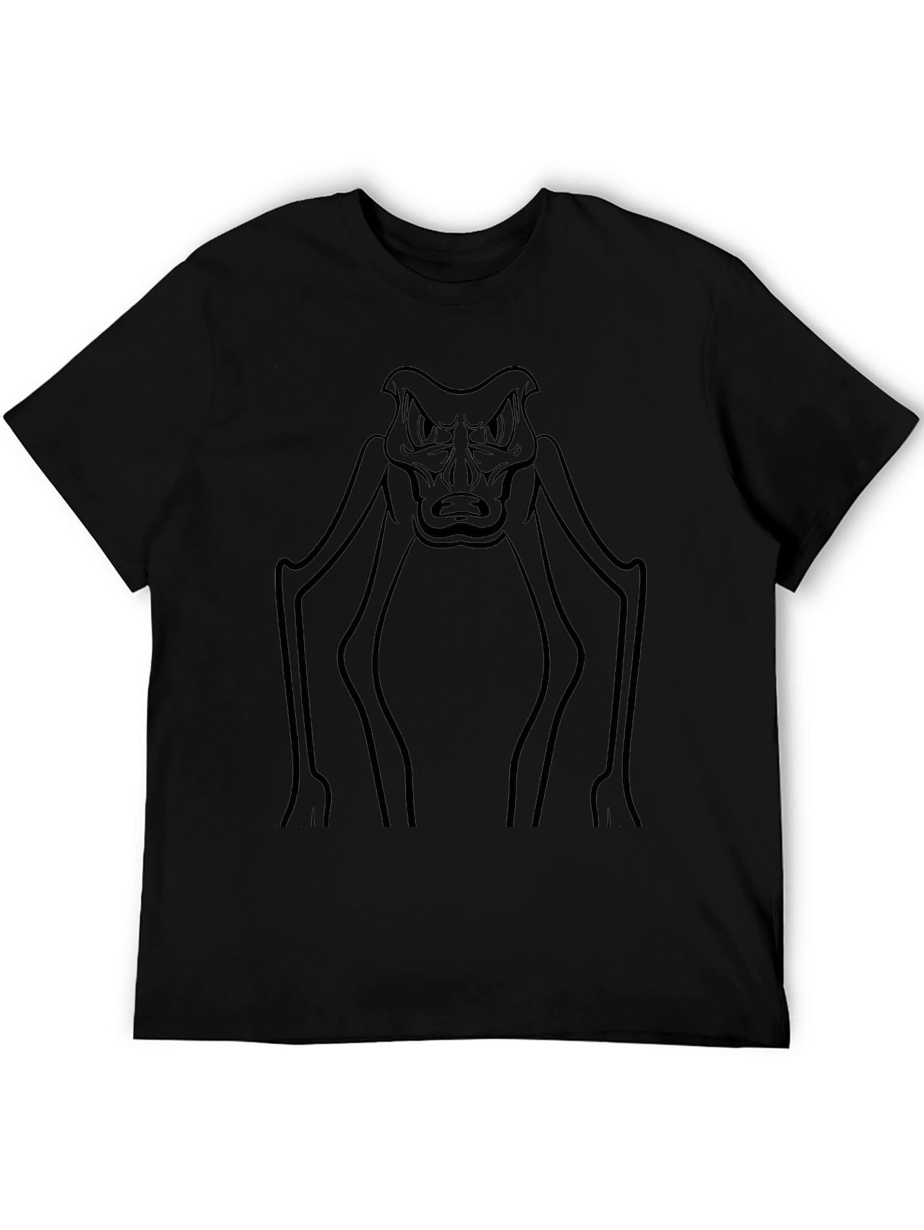 Darkwing Duck Graphic Tee - Black Cartoon T-Shirt