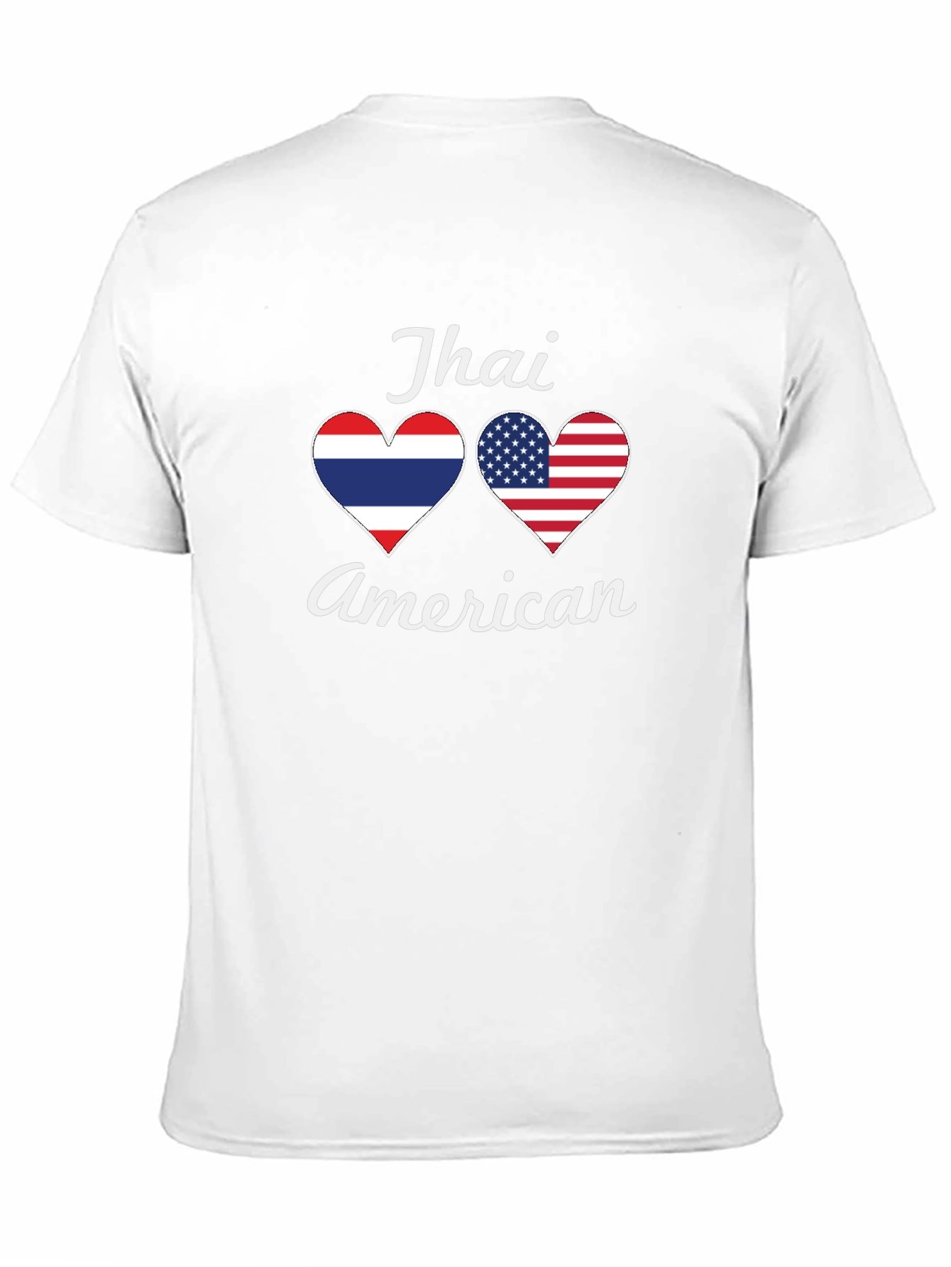 Thai American Heart Flag T-Shirt