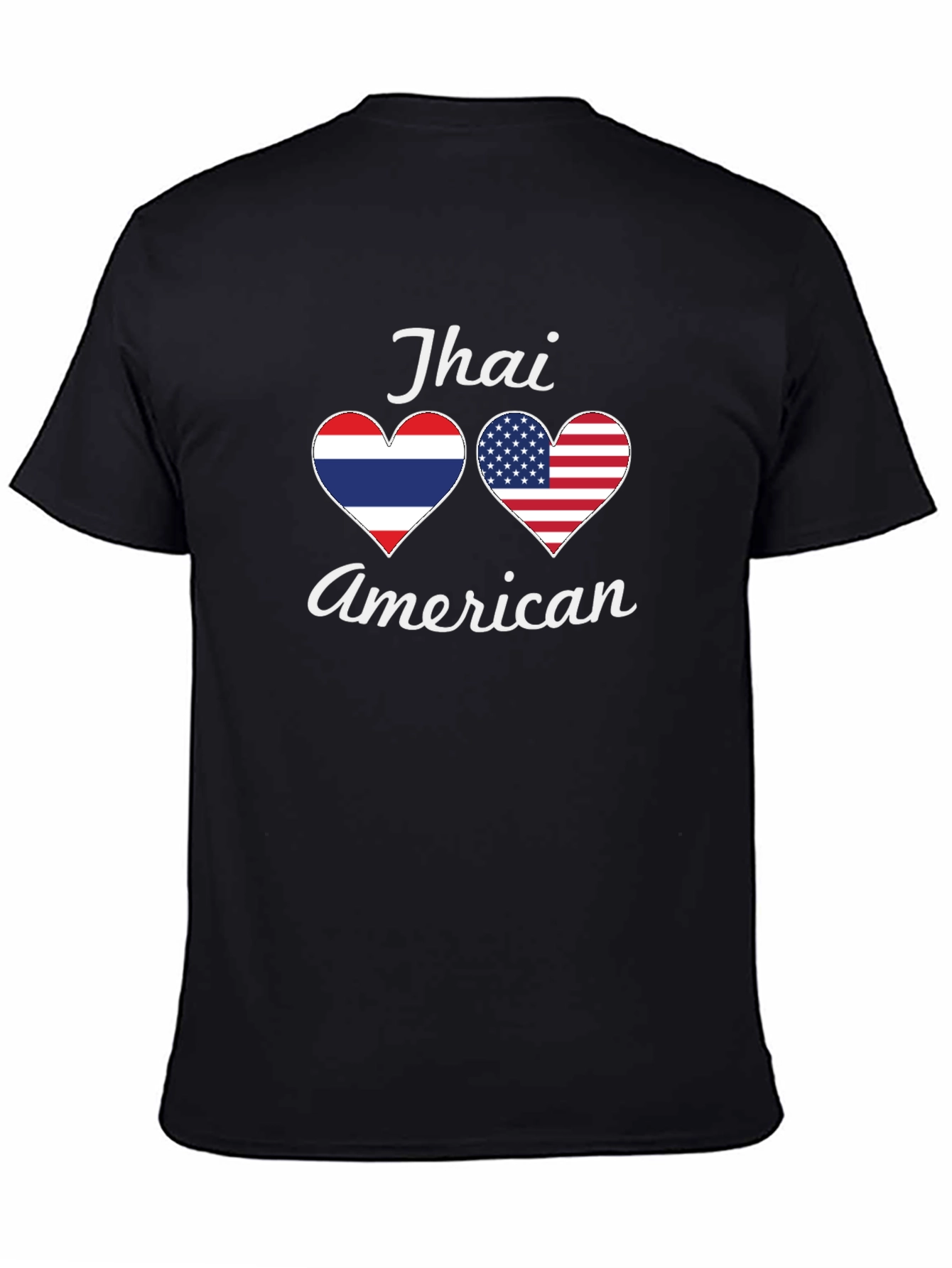 Thai American Heart Flag T-Shirt