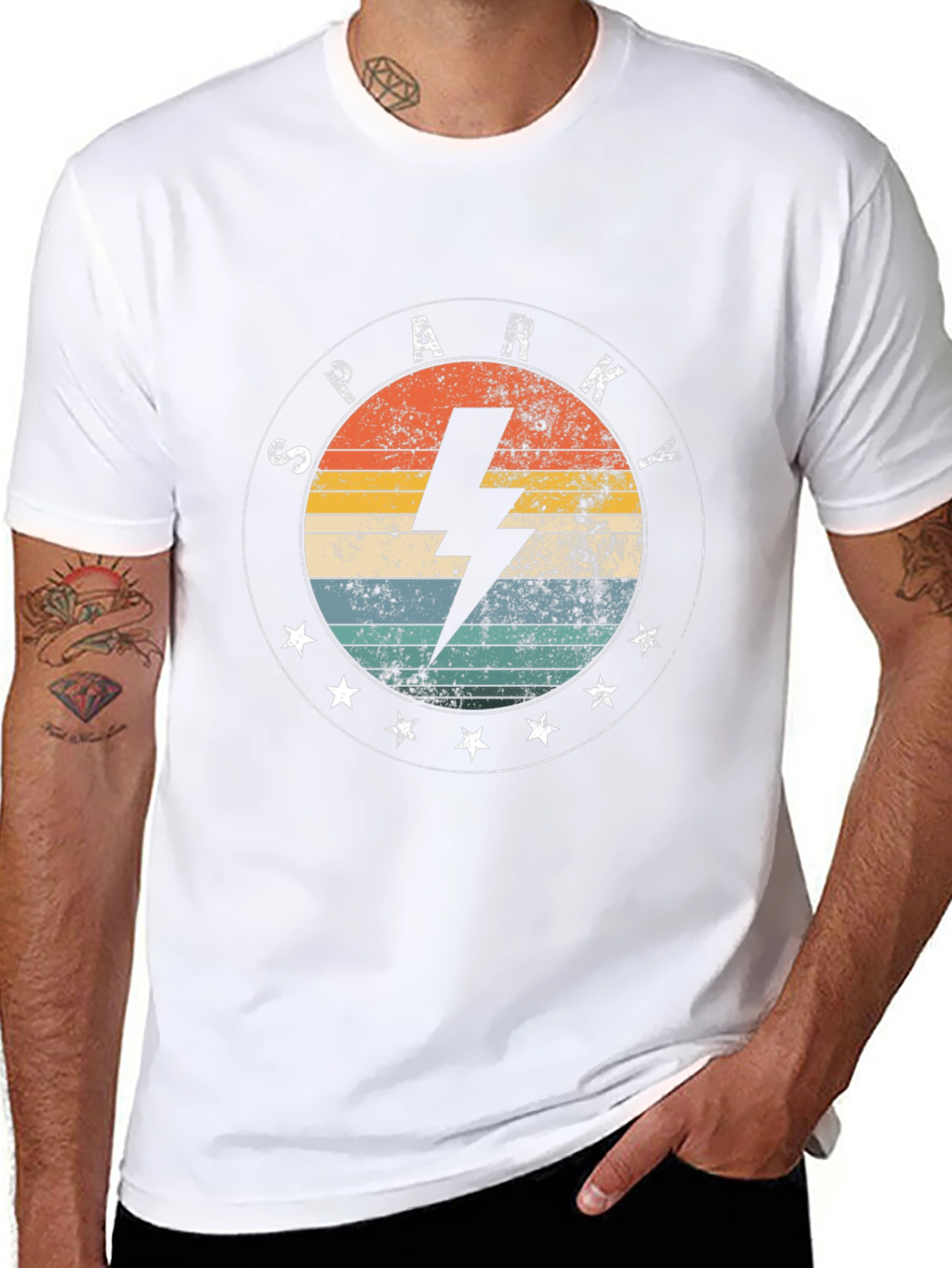 Retro Sparky Bolt Tee