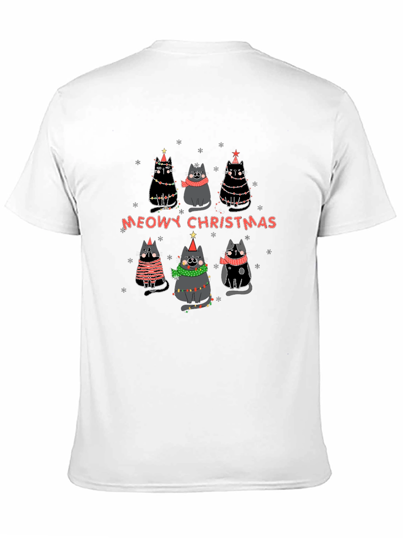 Meowy Christmas Cat T-Shirt