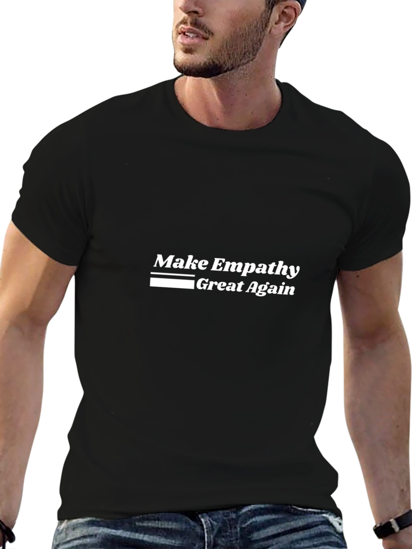 Make Empathy Great Again Black T-Shirt