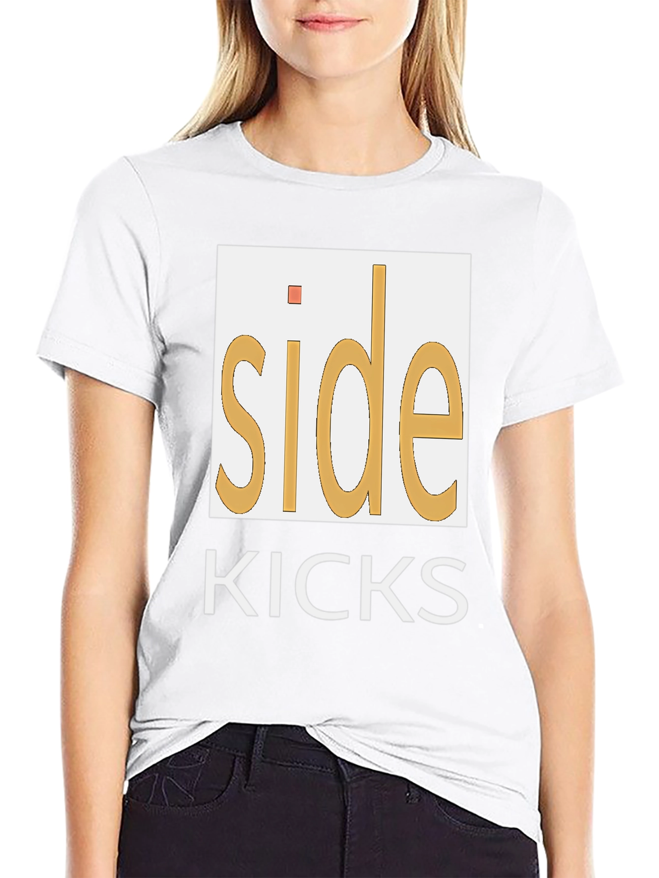 Side Kicks Graphic Tee - Casual Style