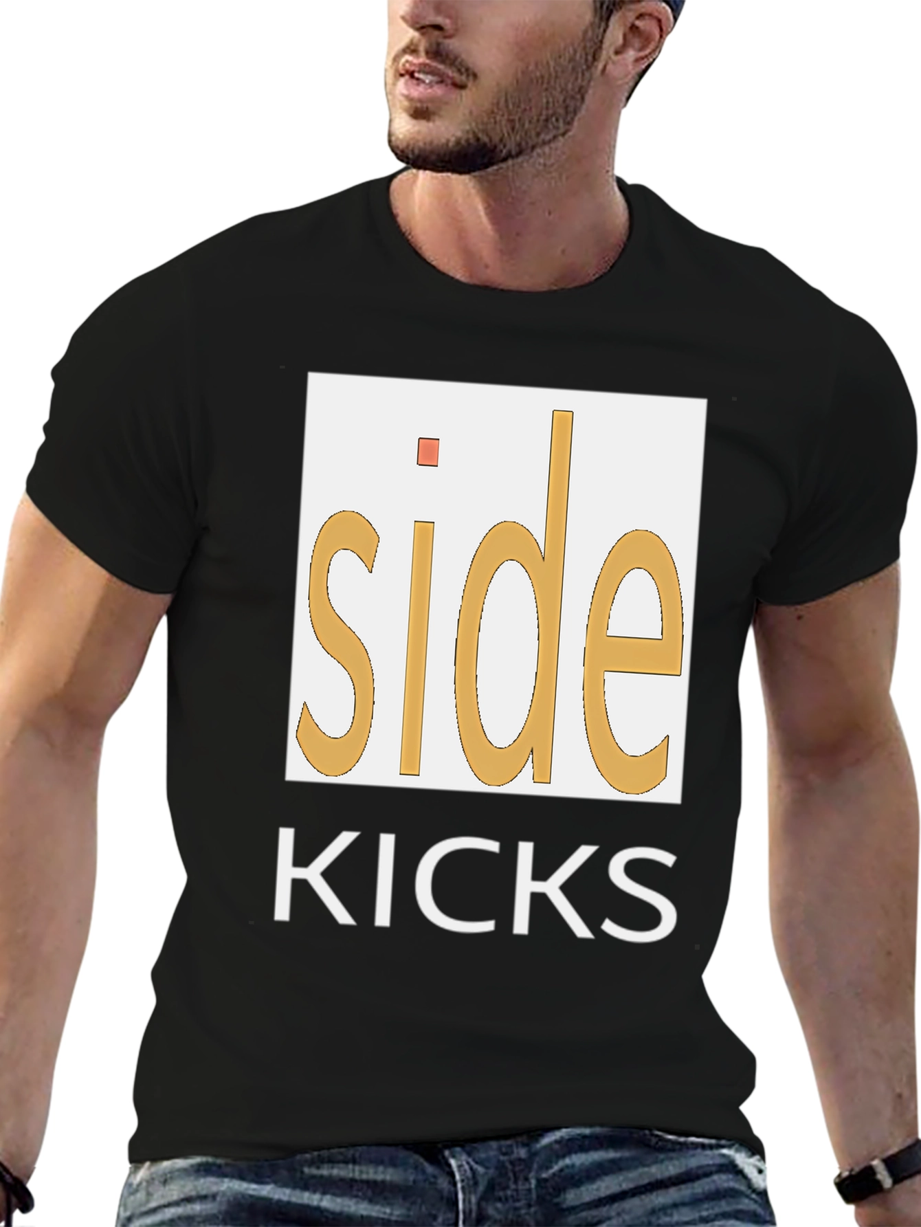 Side Kicks Graphic Tee - Casual Style