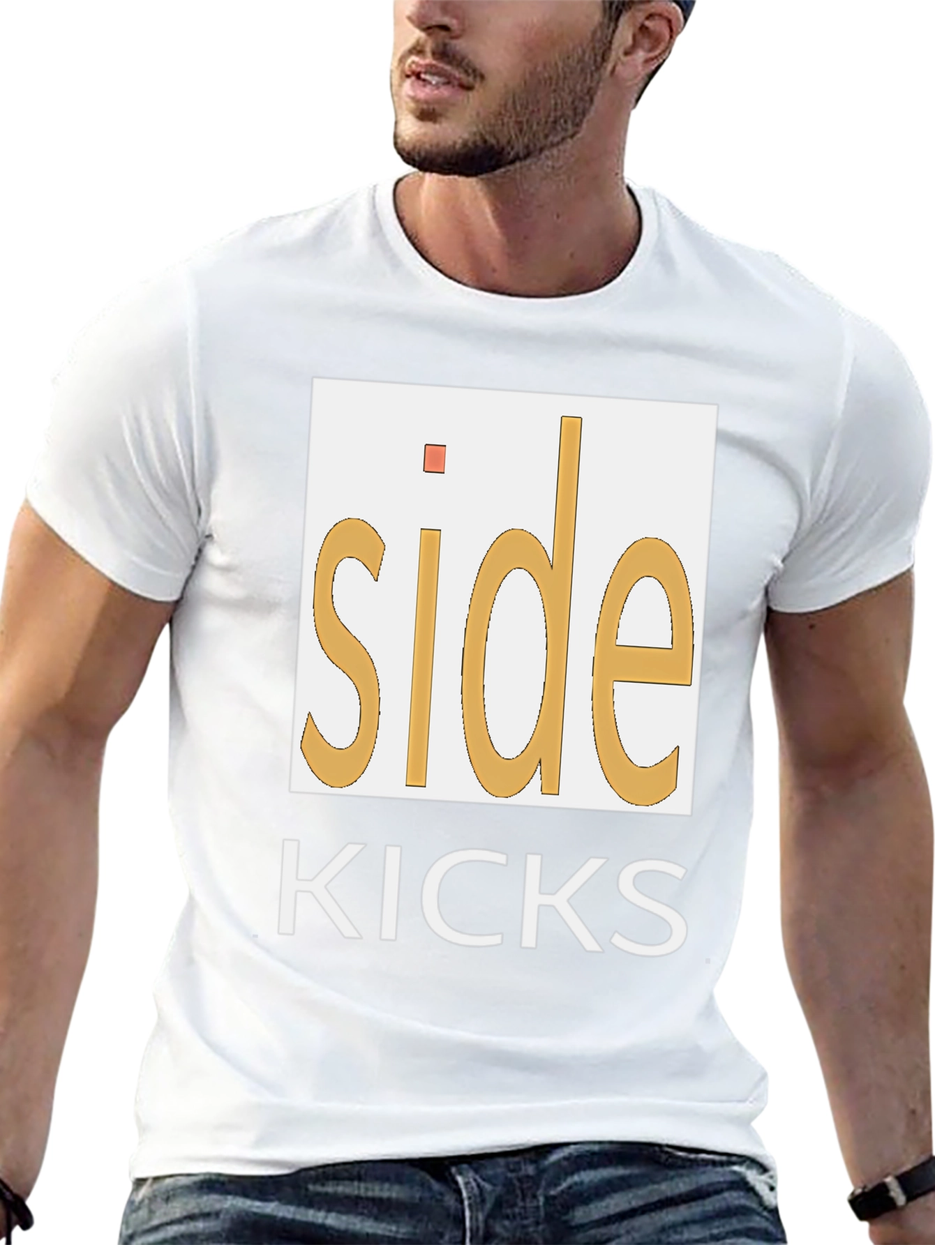 Side Kicks Graphic Tee - Casual Style