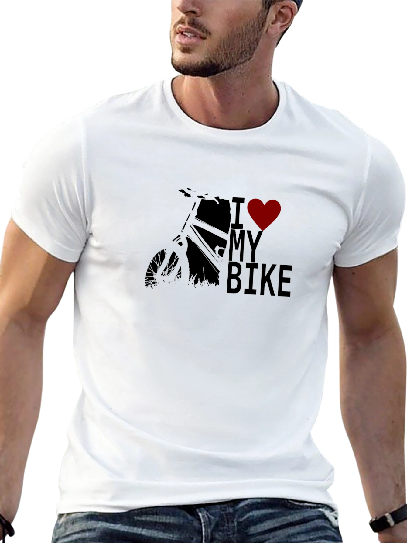 I Love My Bike Graphic Tee