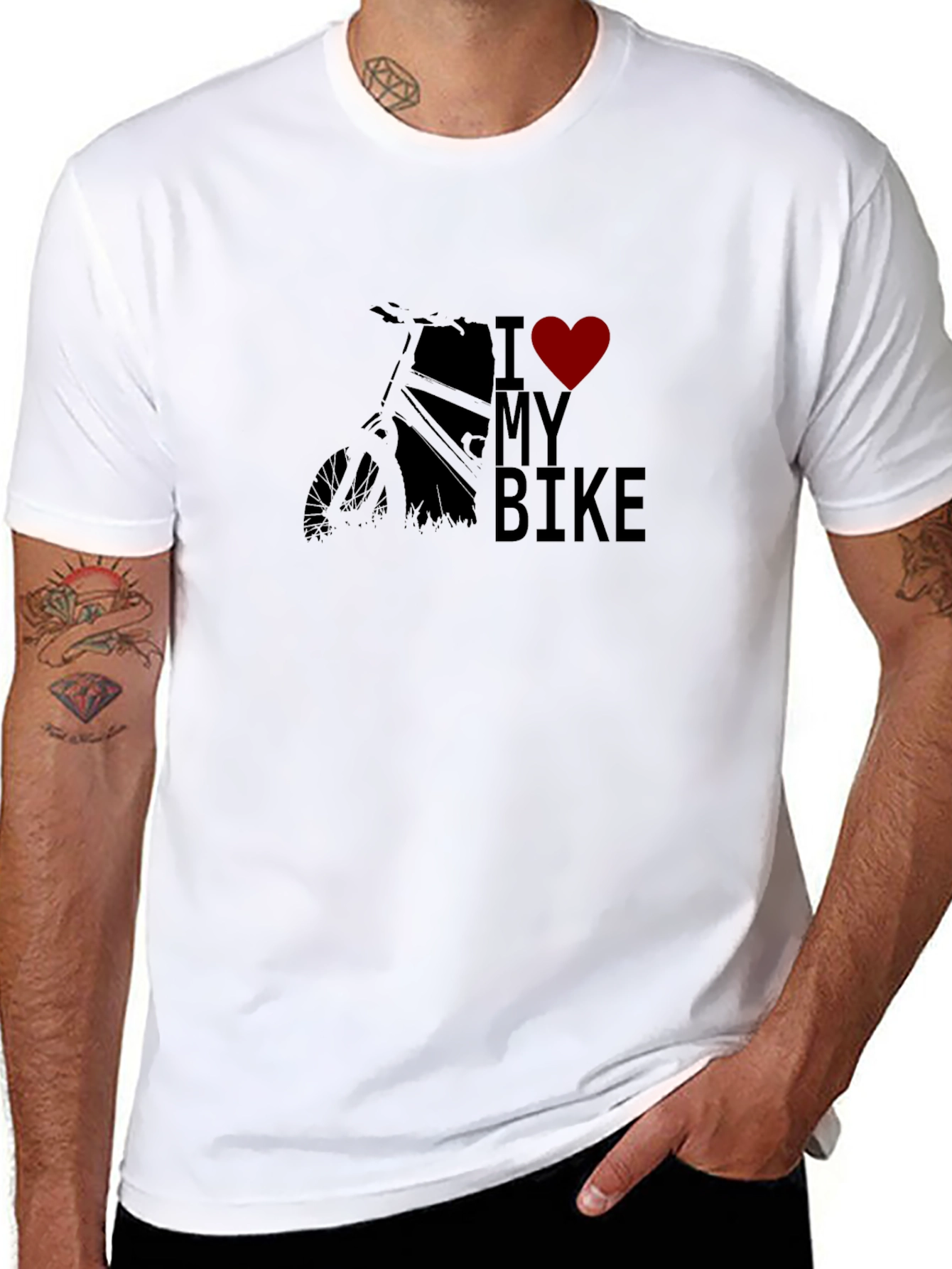 I Love My Bike Graphic Tee