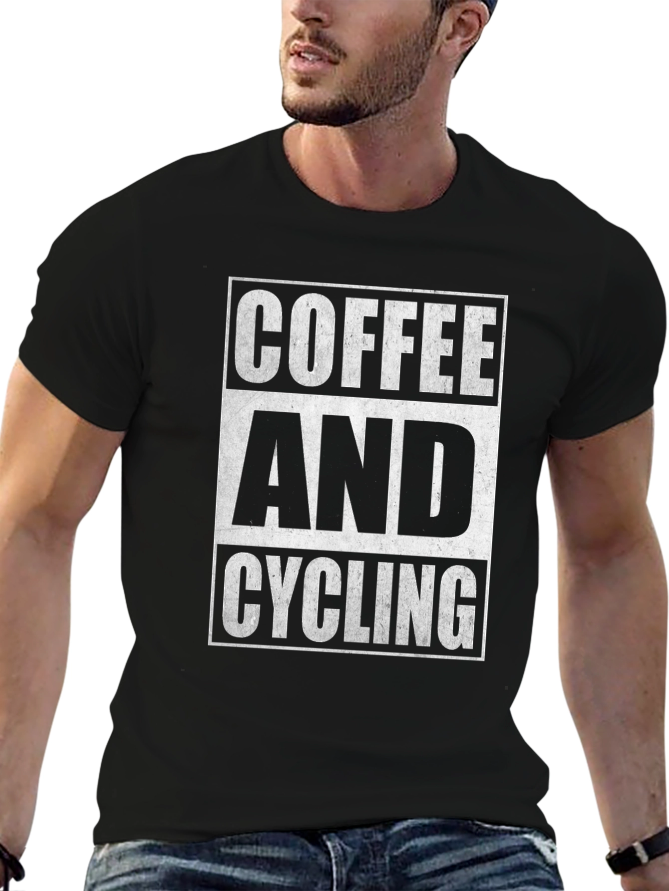 Coffee And Cycling Graphic T-Shirt