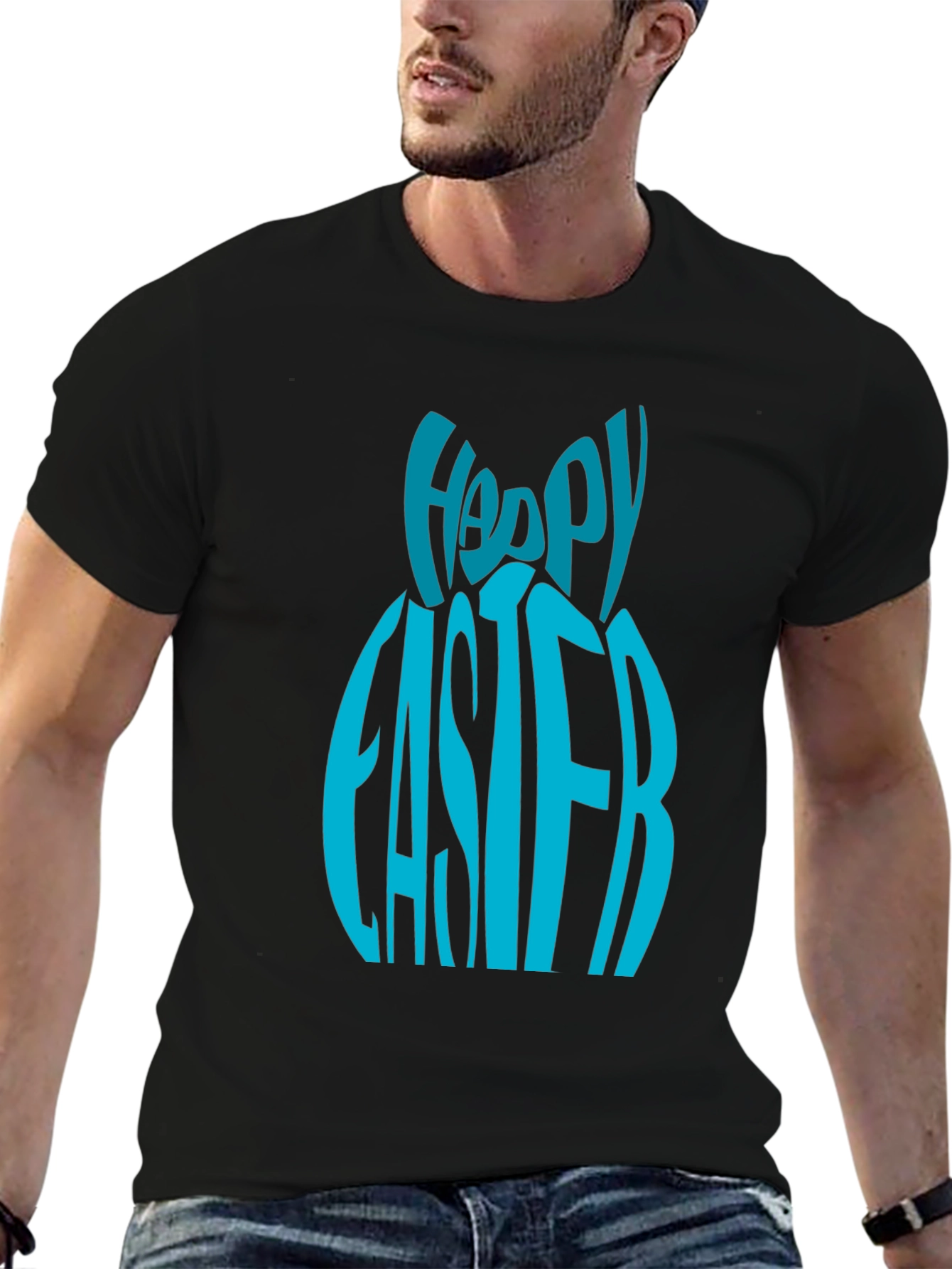 Happy Easter Bunny T-Shirt - Festive Holiday Apparel
