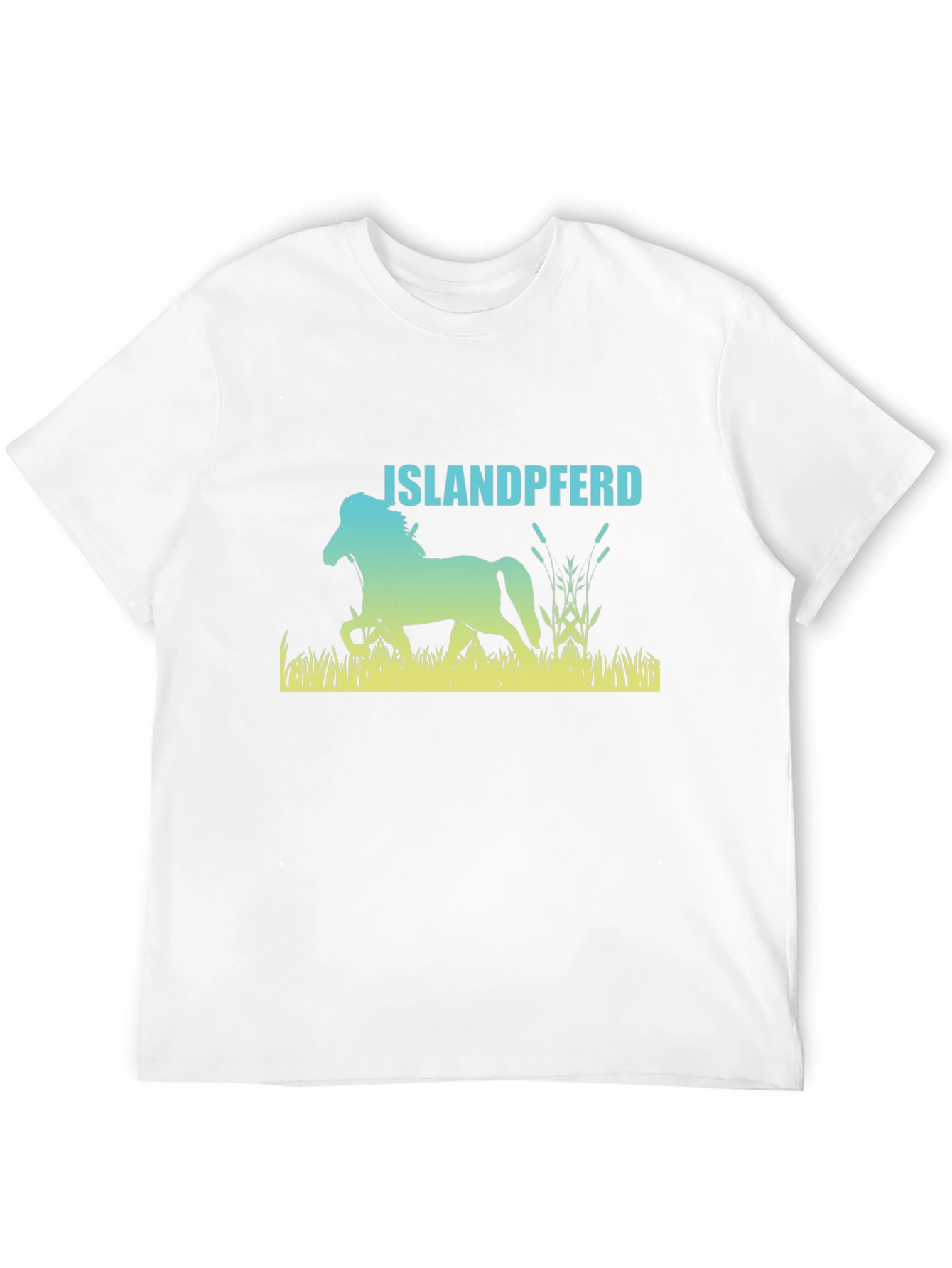 Islandpferd Horse Silhouette Graphic Tee