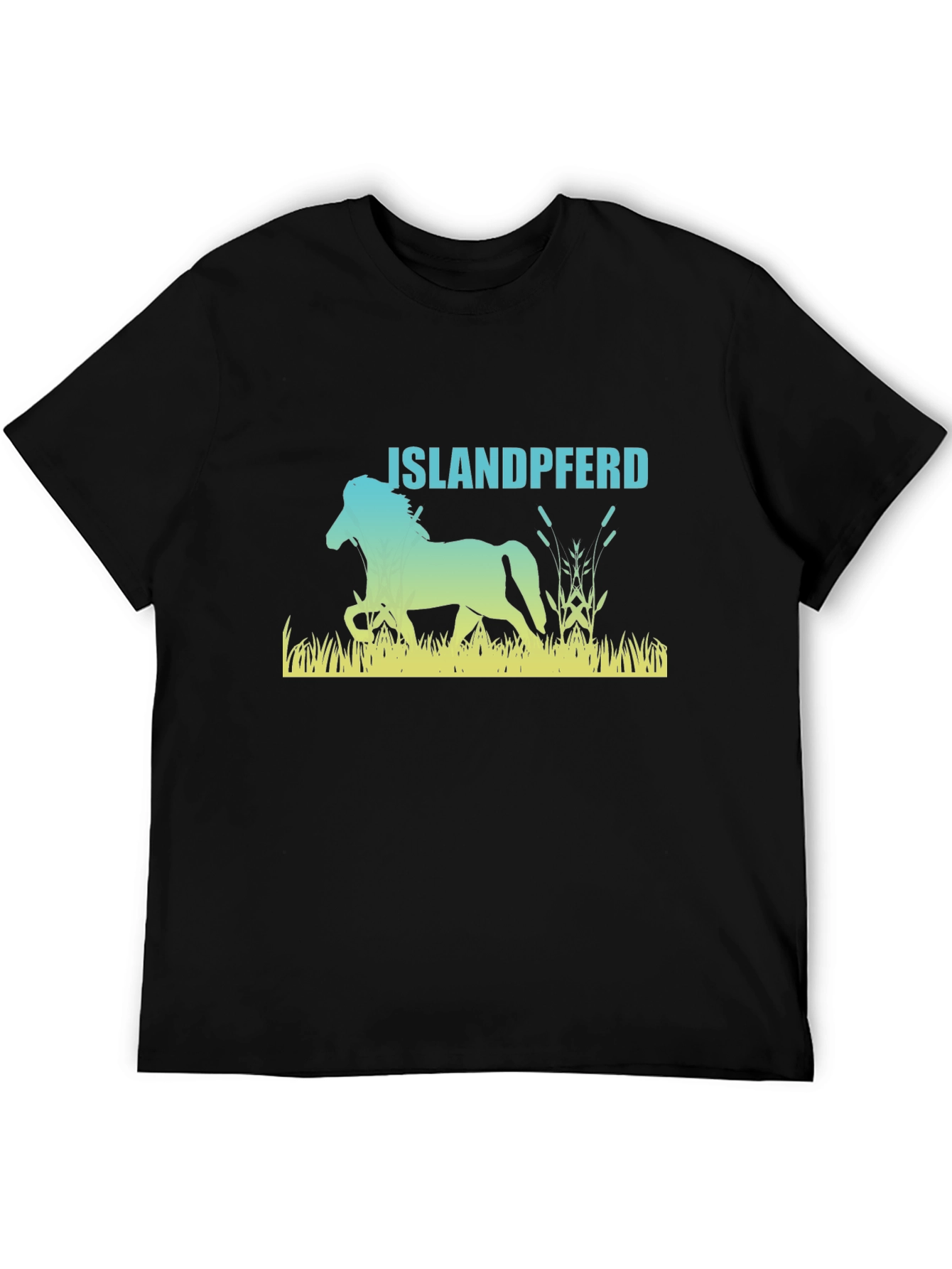 Islandpferd Horse Silhouette Graphic Tee
