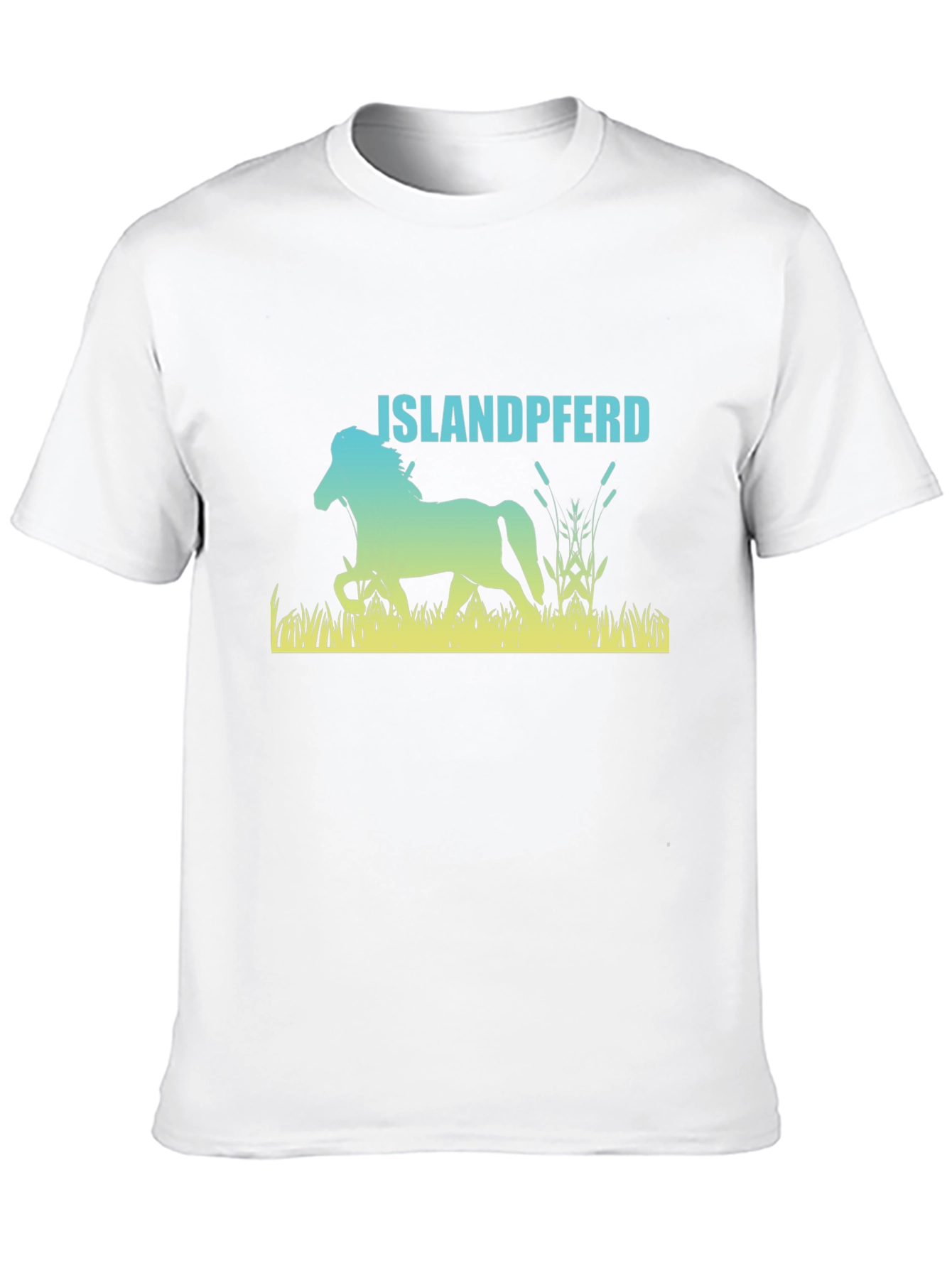 Islandpferd Horse Silhouette Graphic Tee
