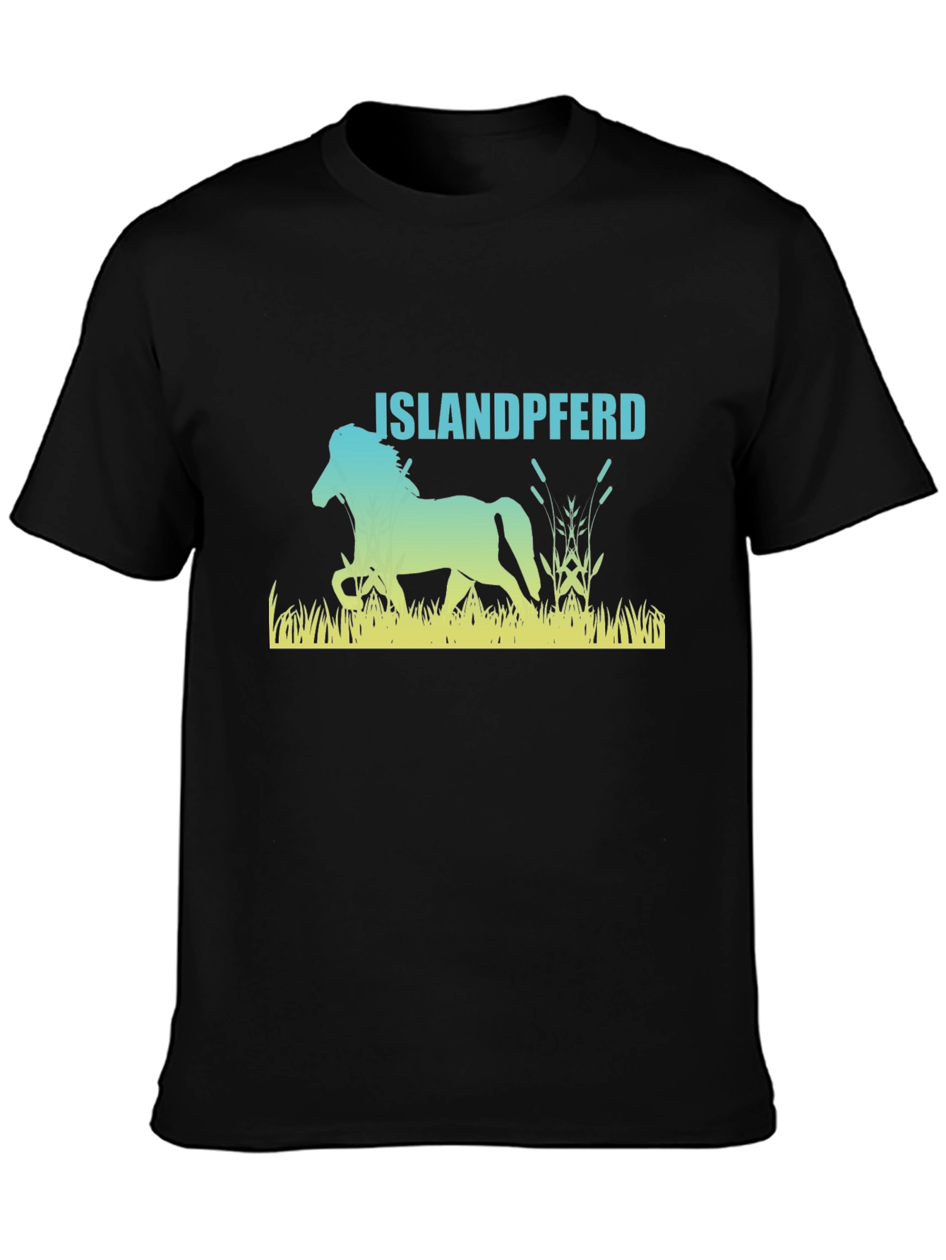 Islandpferd Horse Silhouette Graphic Tee