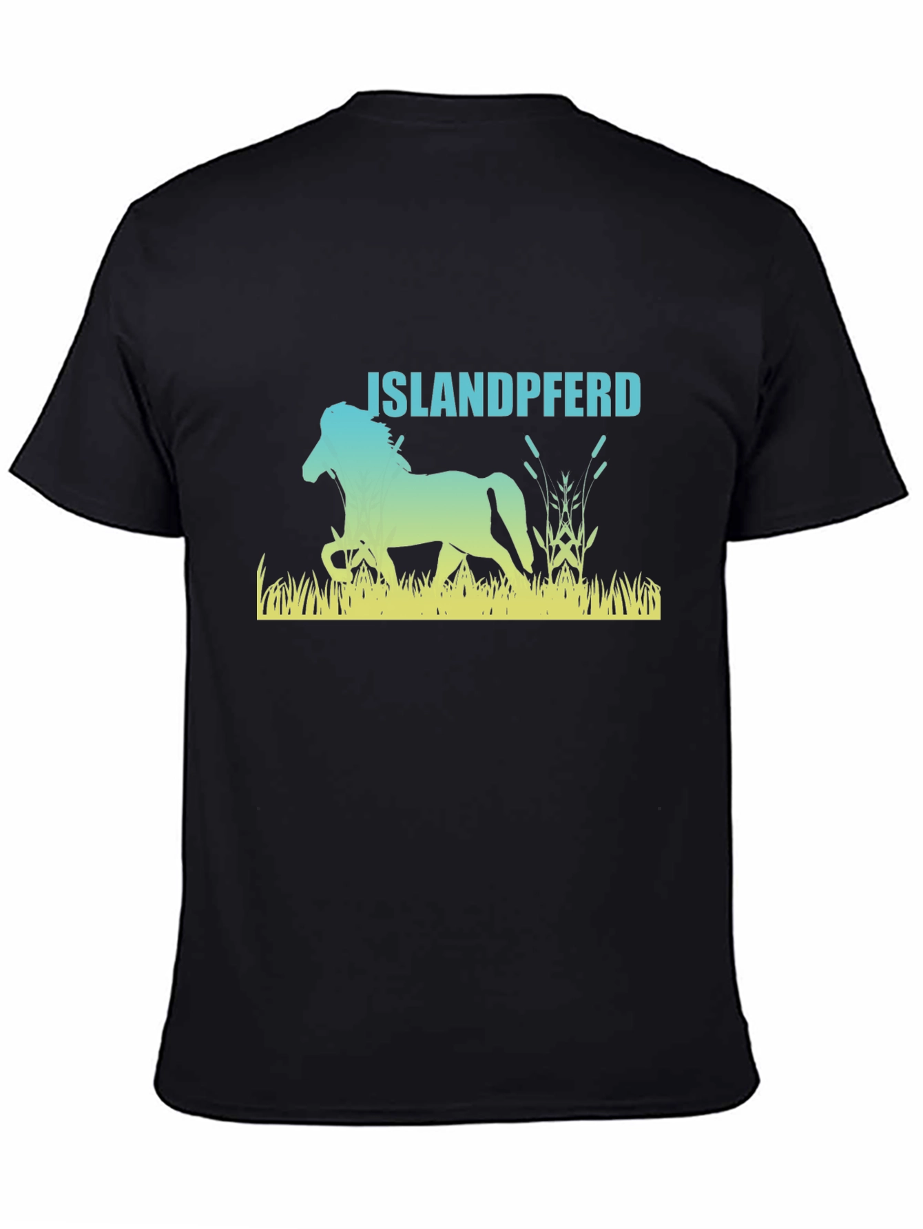 Islandpferd Horse Silhouette Graphic Tee