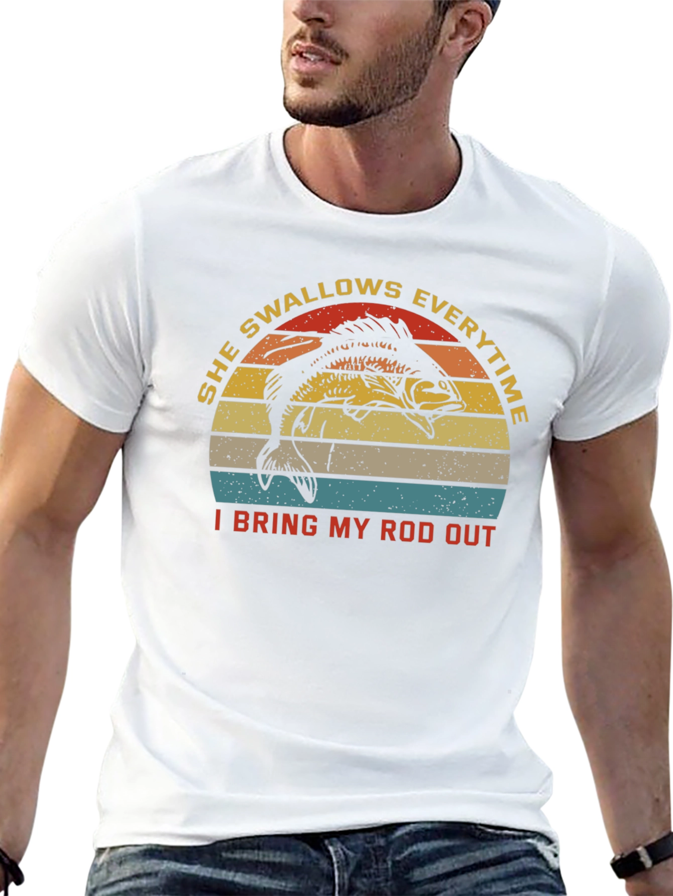 She Swallows Everytime Fishing T-Shirt