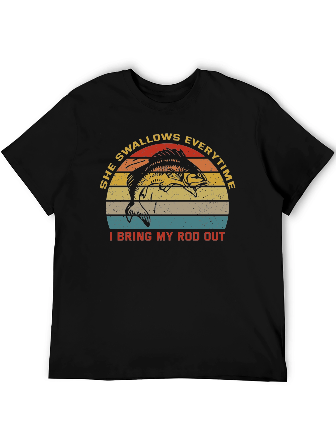 She Swallows Everytime Fishing T-Shirt