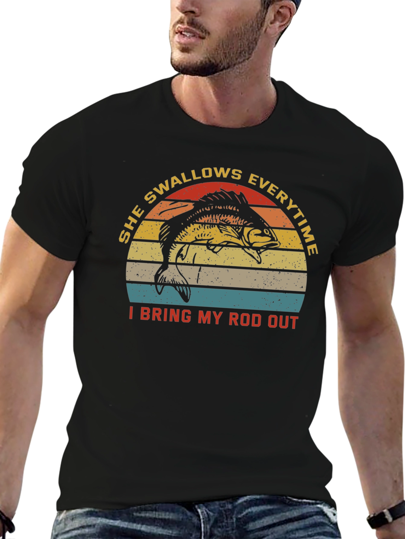 She Swallows Everytime Fishing T-Shirt
