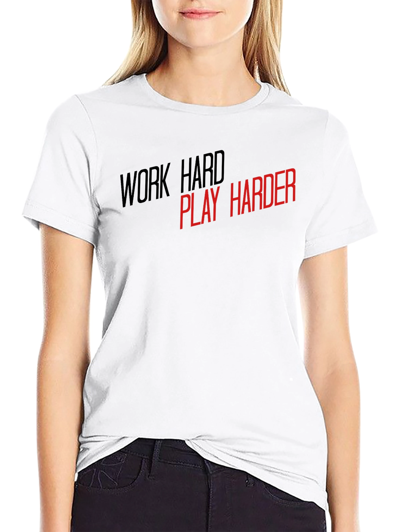 Work Hard Play Harder Graphic T-Shirt
