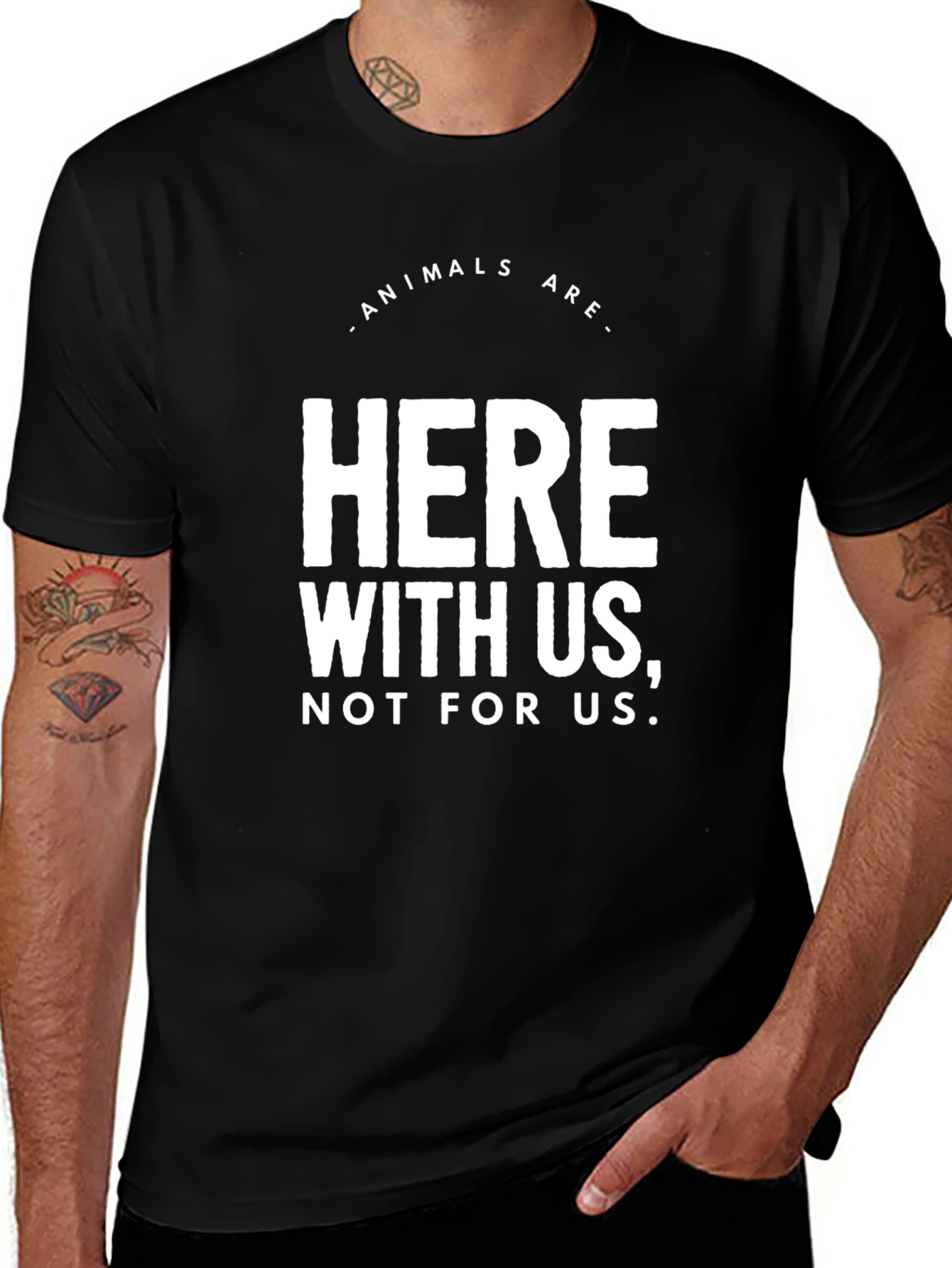 Animals Are Here With Us Graphic Tee