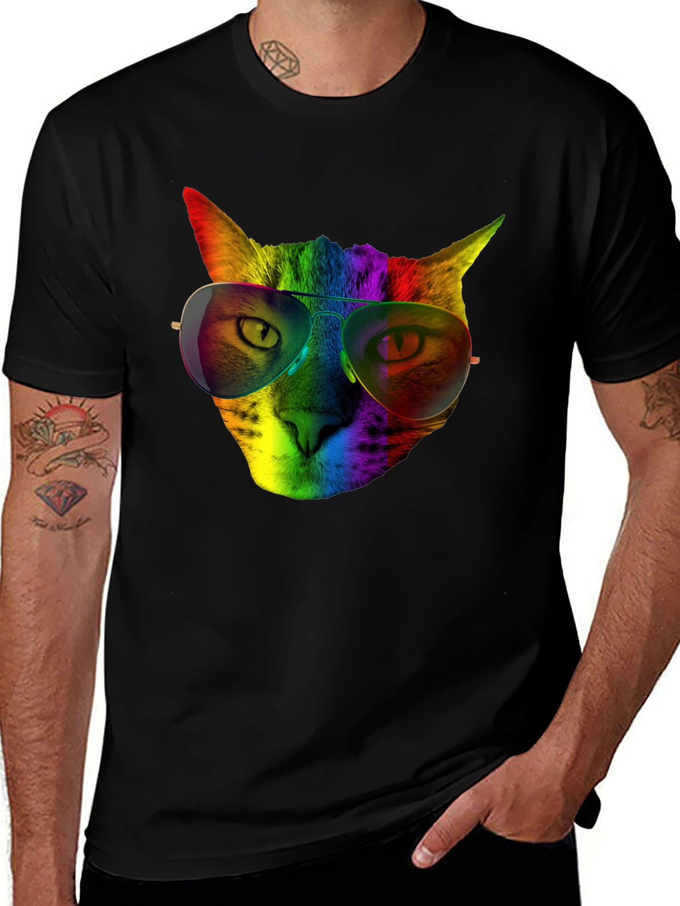 Rainbow Cat T-Shirt
