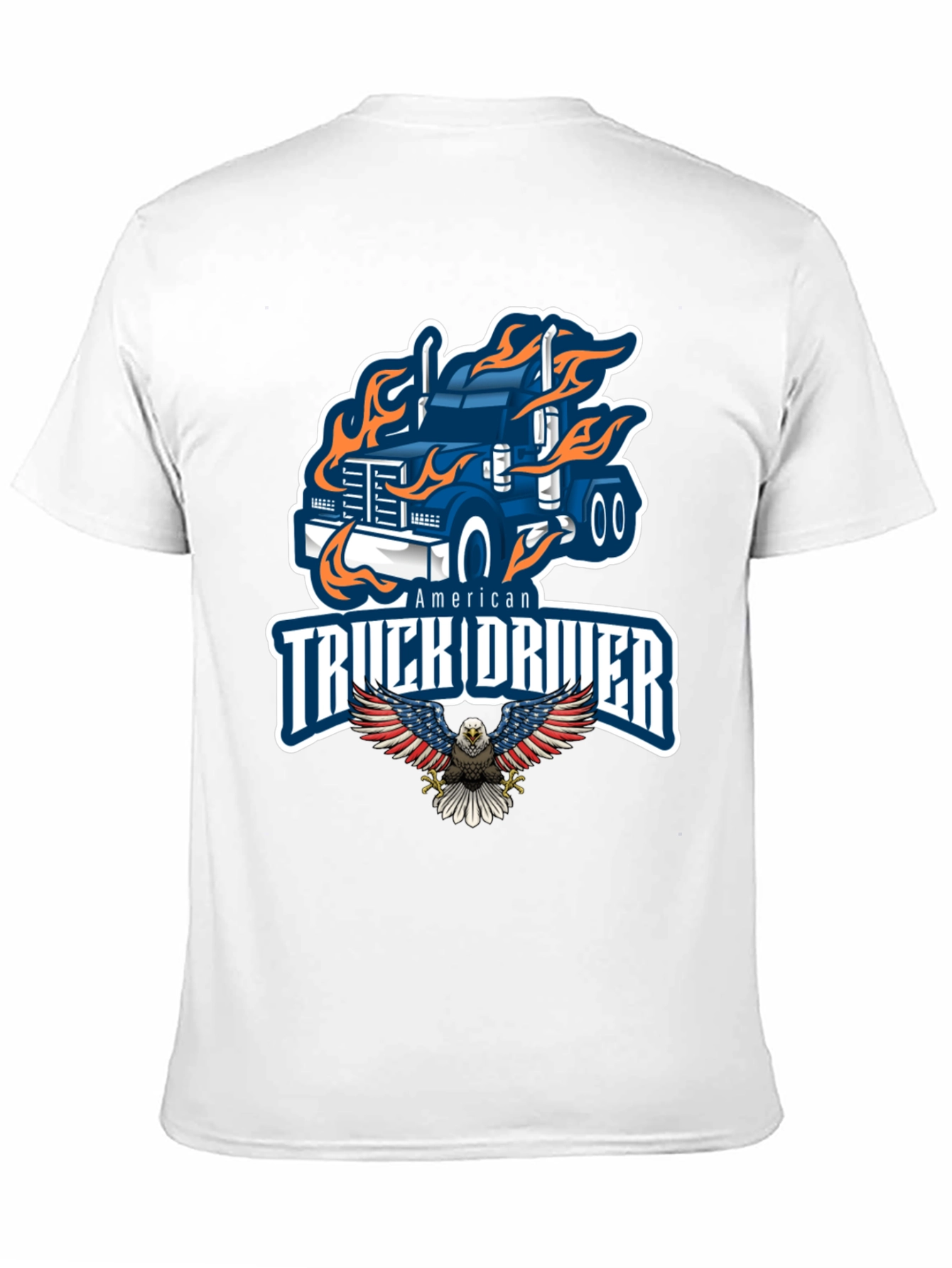 American Truck Driver Graphic Tee
