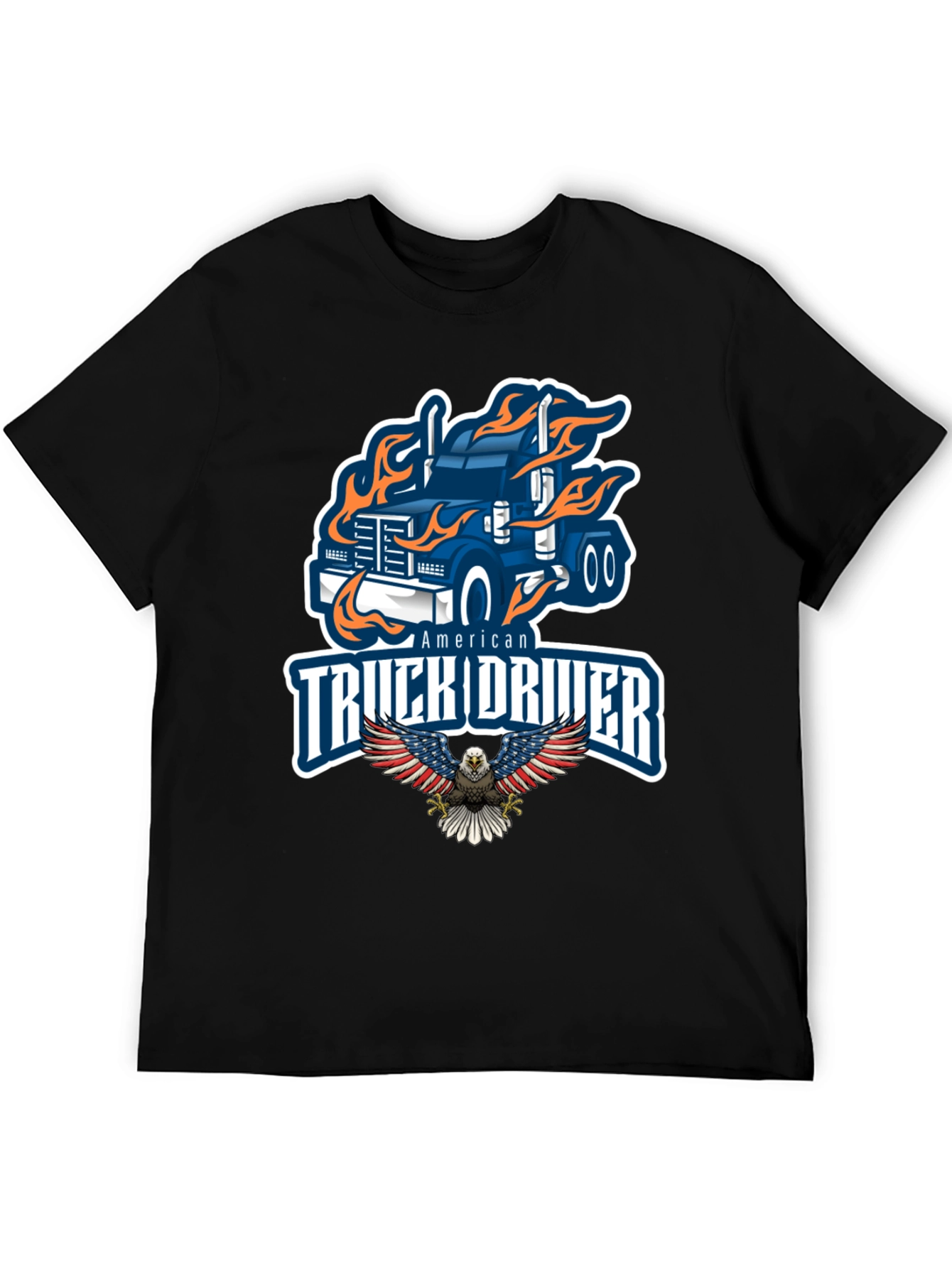 American Truck Driver Graphic Tee