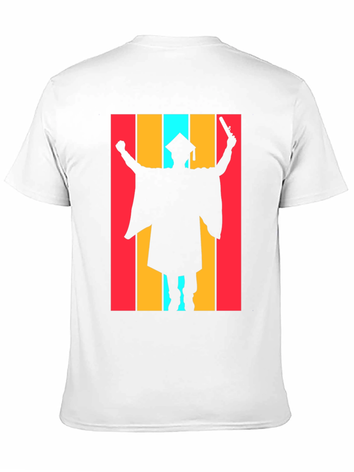 Graduation Silhouette Black T-Shirt