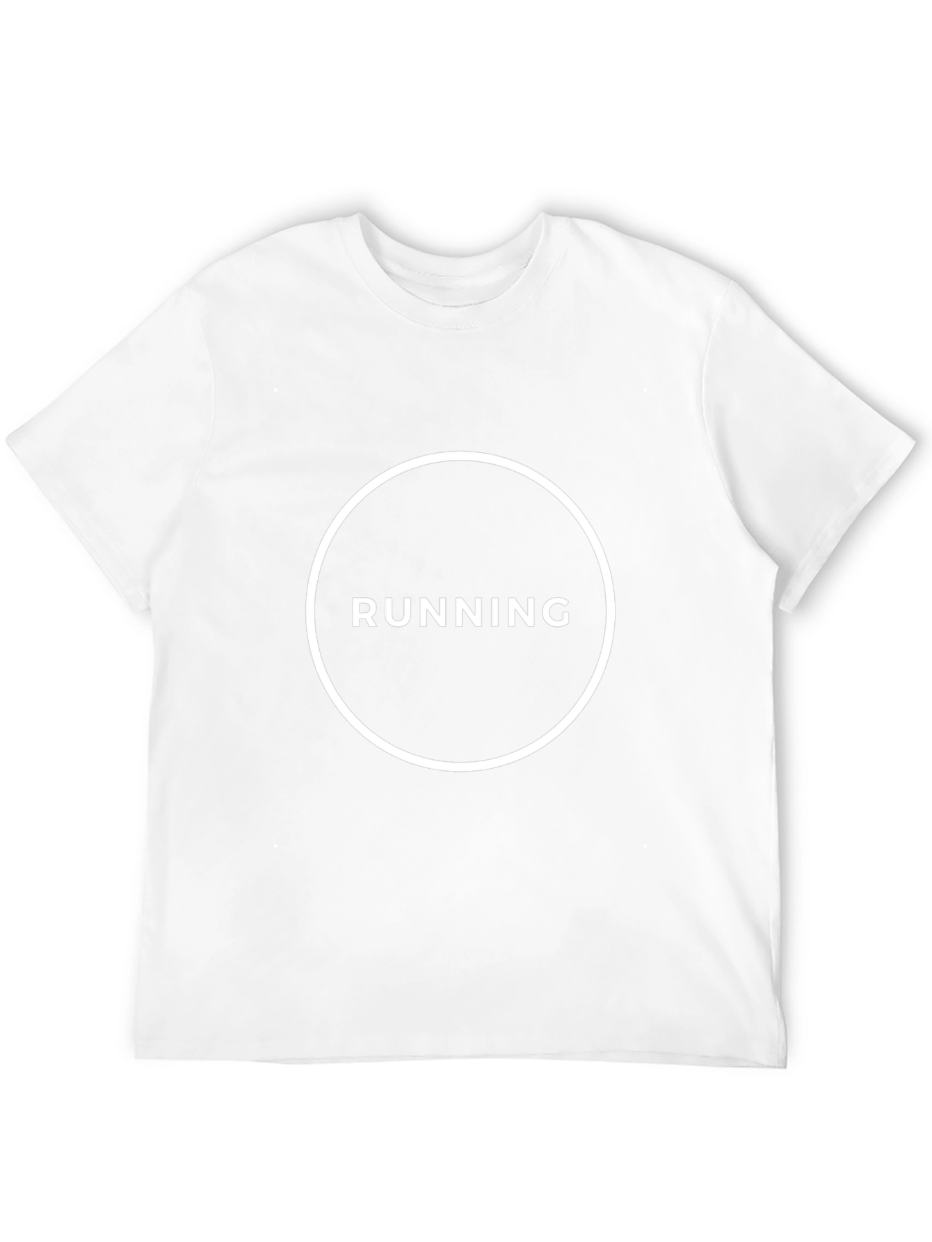 Running Graphic Tee - Black Cotton T-Shirt
