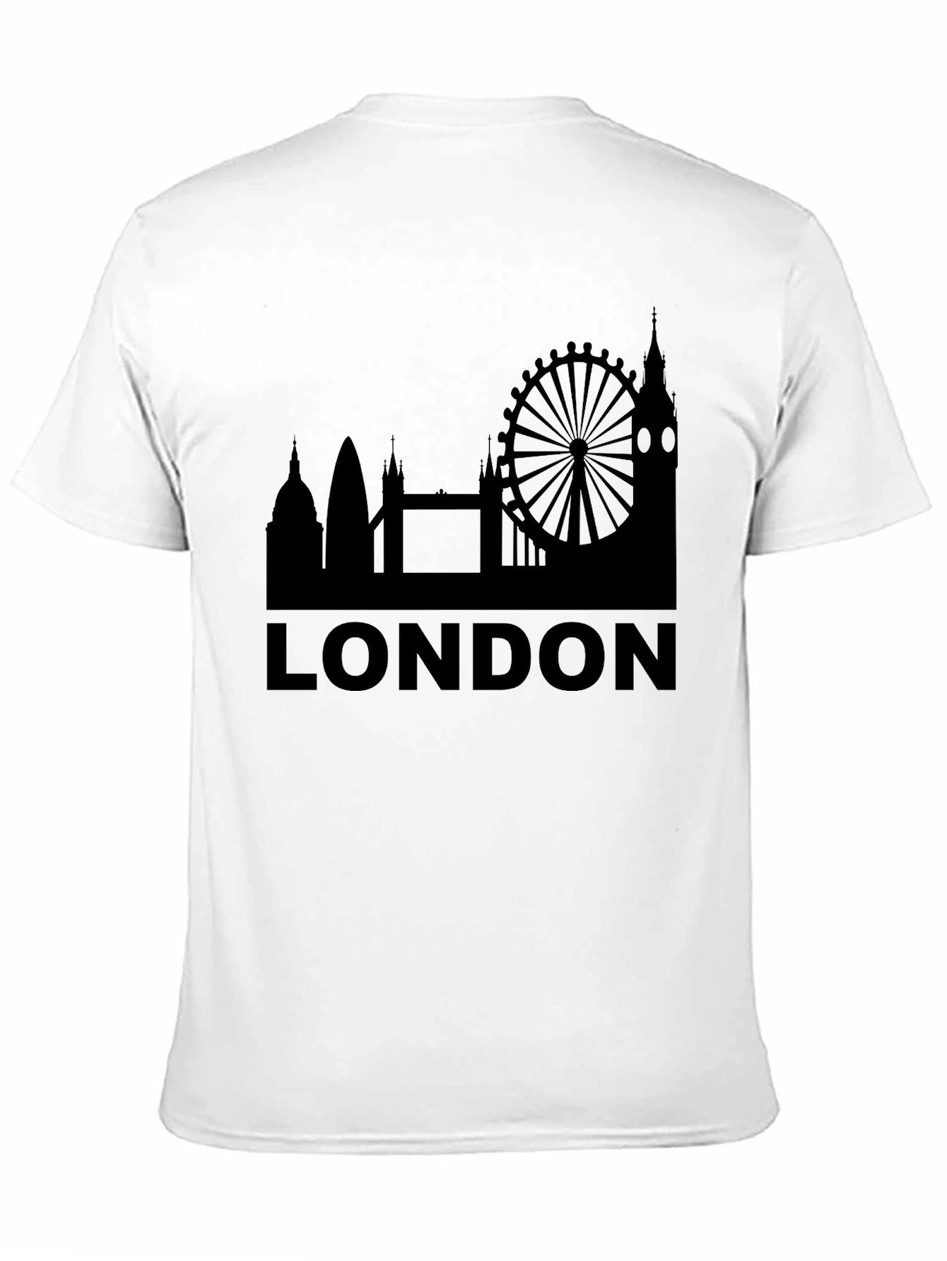 London Skyline Black T-Shirt
