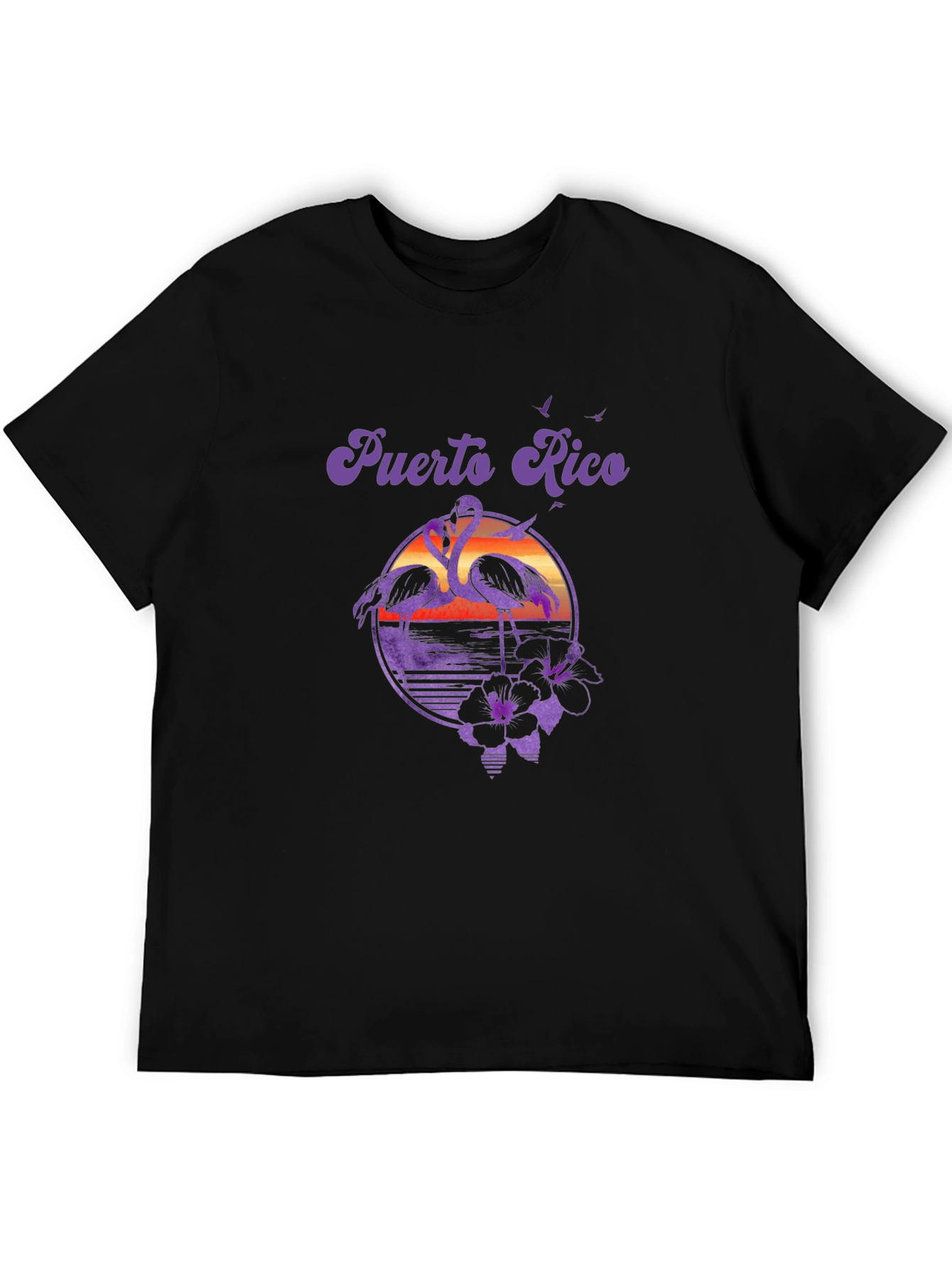 Puerto Rico Flamingo Graphic Tee