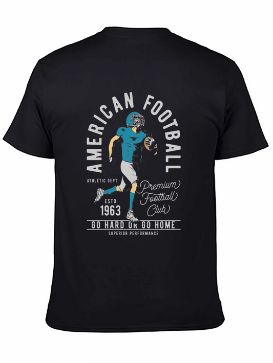 American Football Club Black Graphic T-Shirt