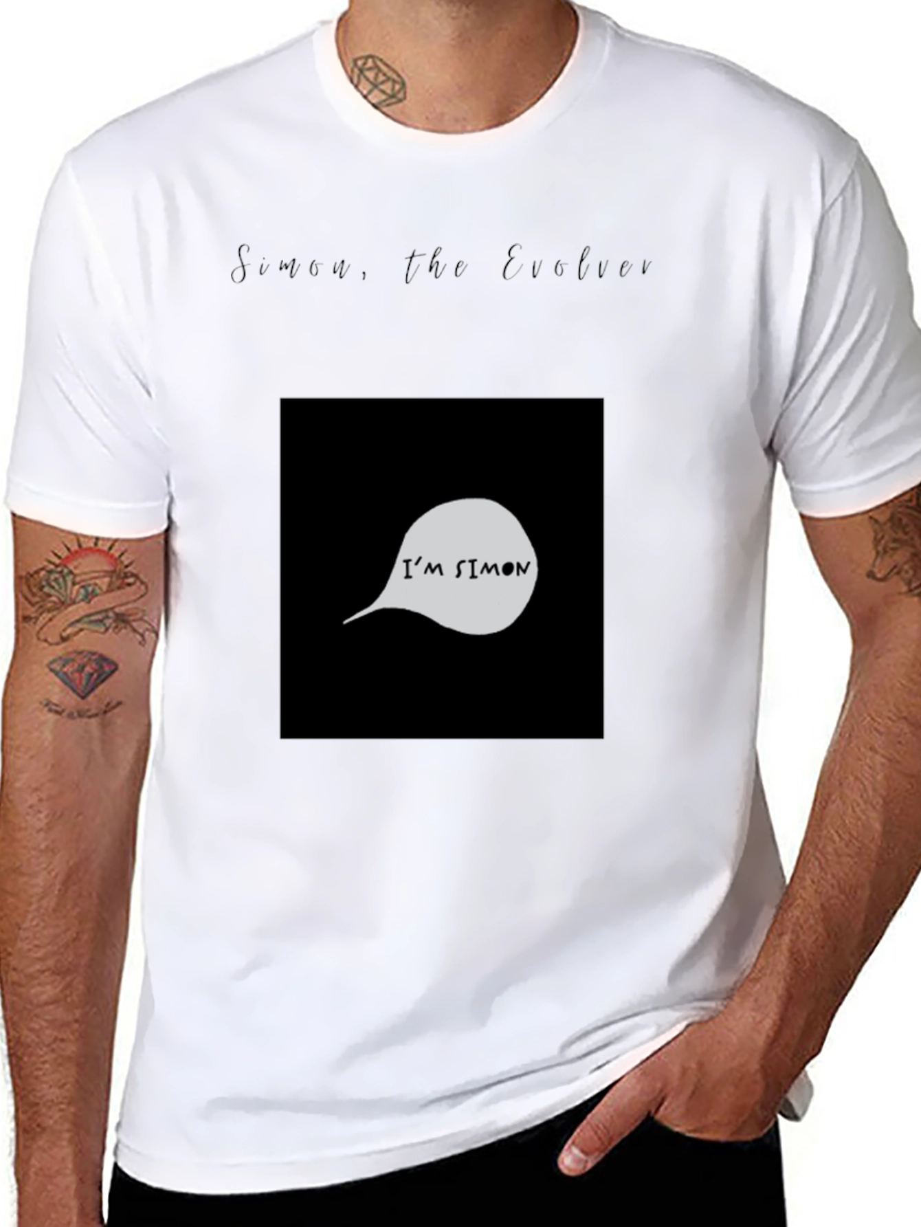 Im Simon Black T-Shirt