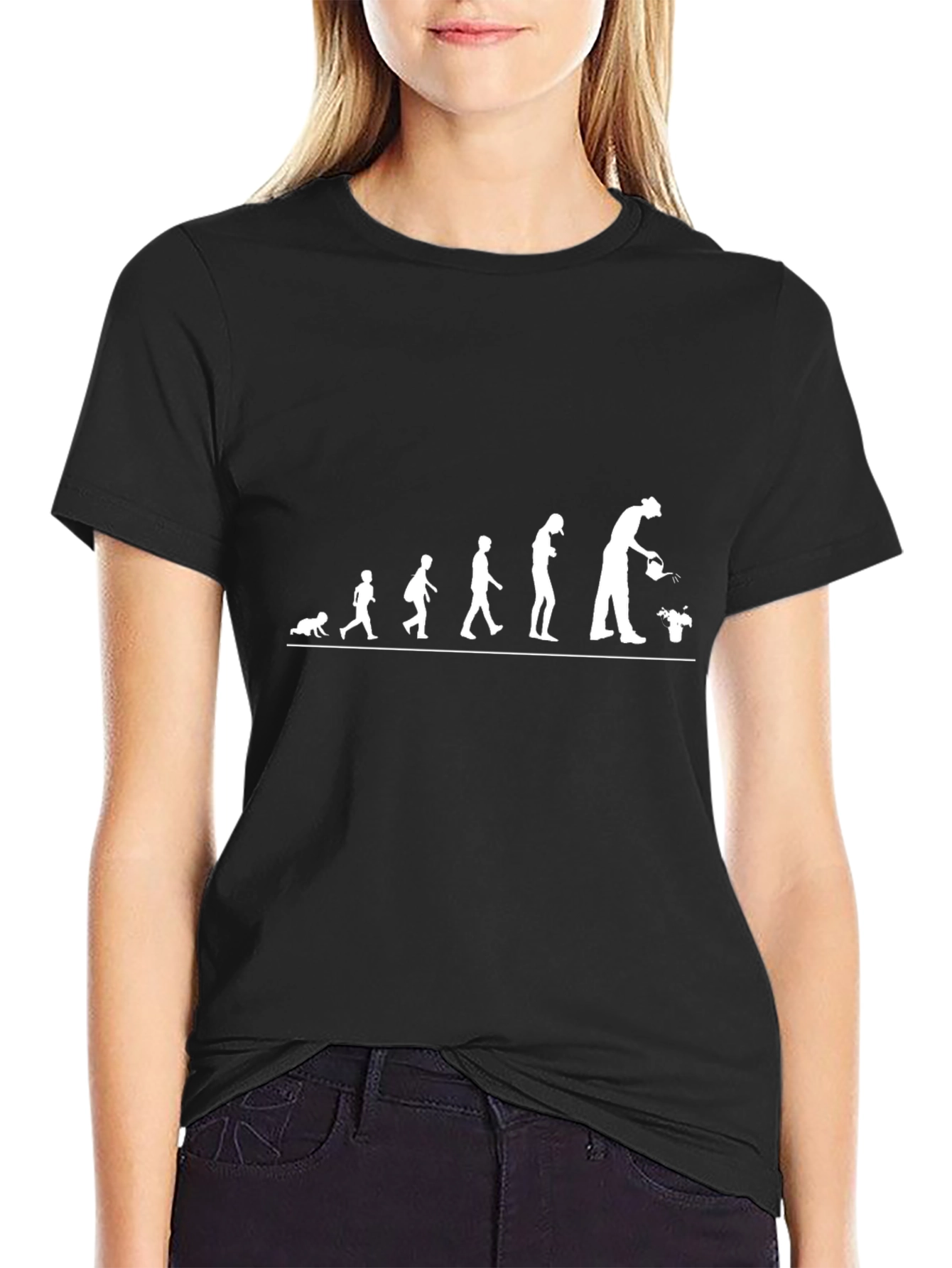 Gardener Evolution Graphic T-Shirt - Black