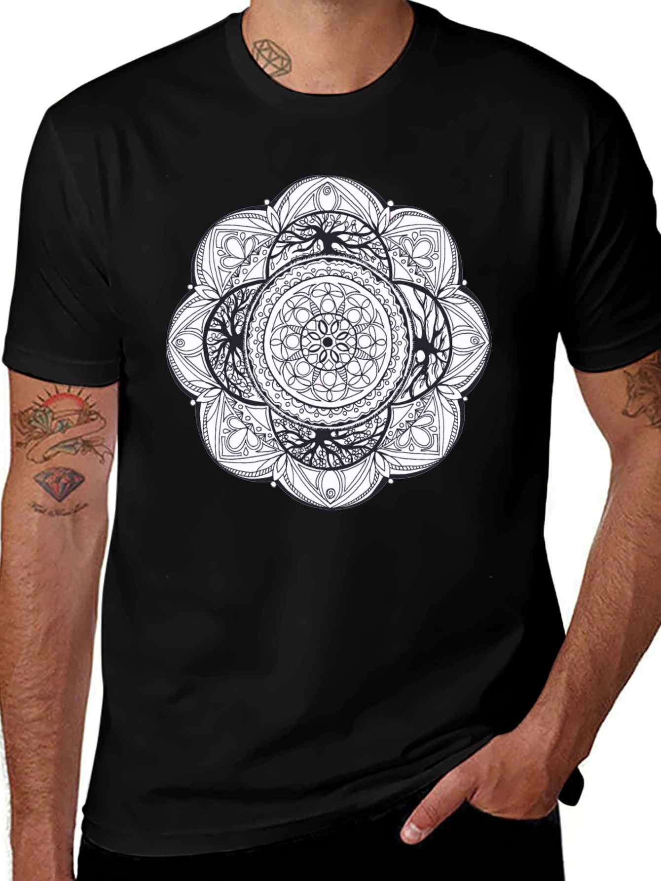 Mandala Tree of Life Graphic Tee