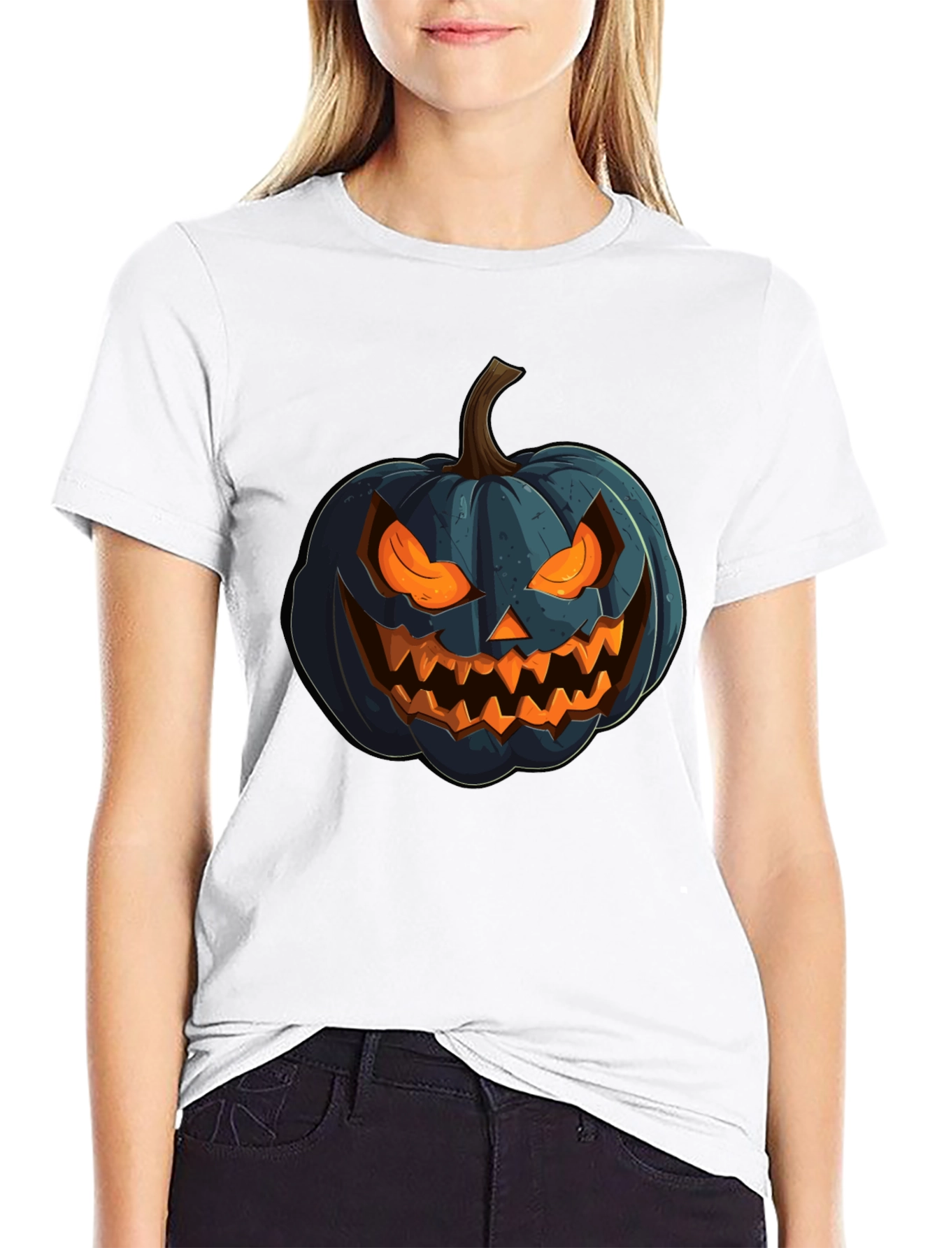 Halloween Pumpkin Graphic Tee