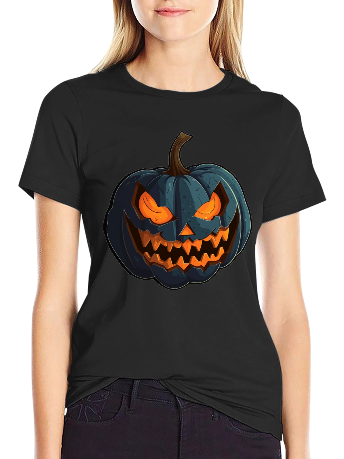 Halloween Pumpkin Graphic Tee