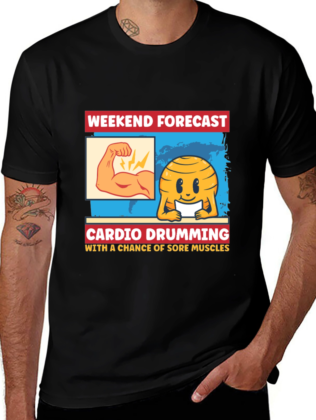 Weekend Forecast Cardio Drumming T-Shirt