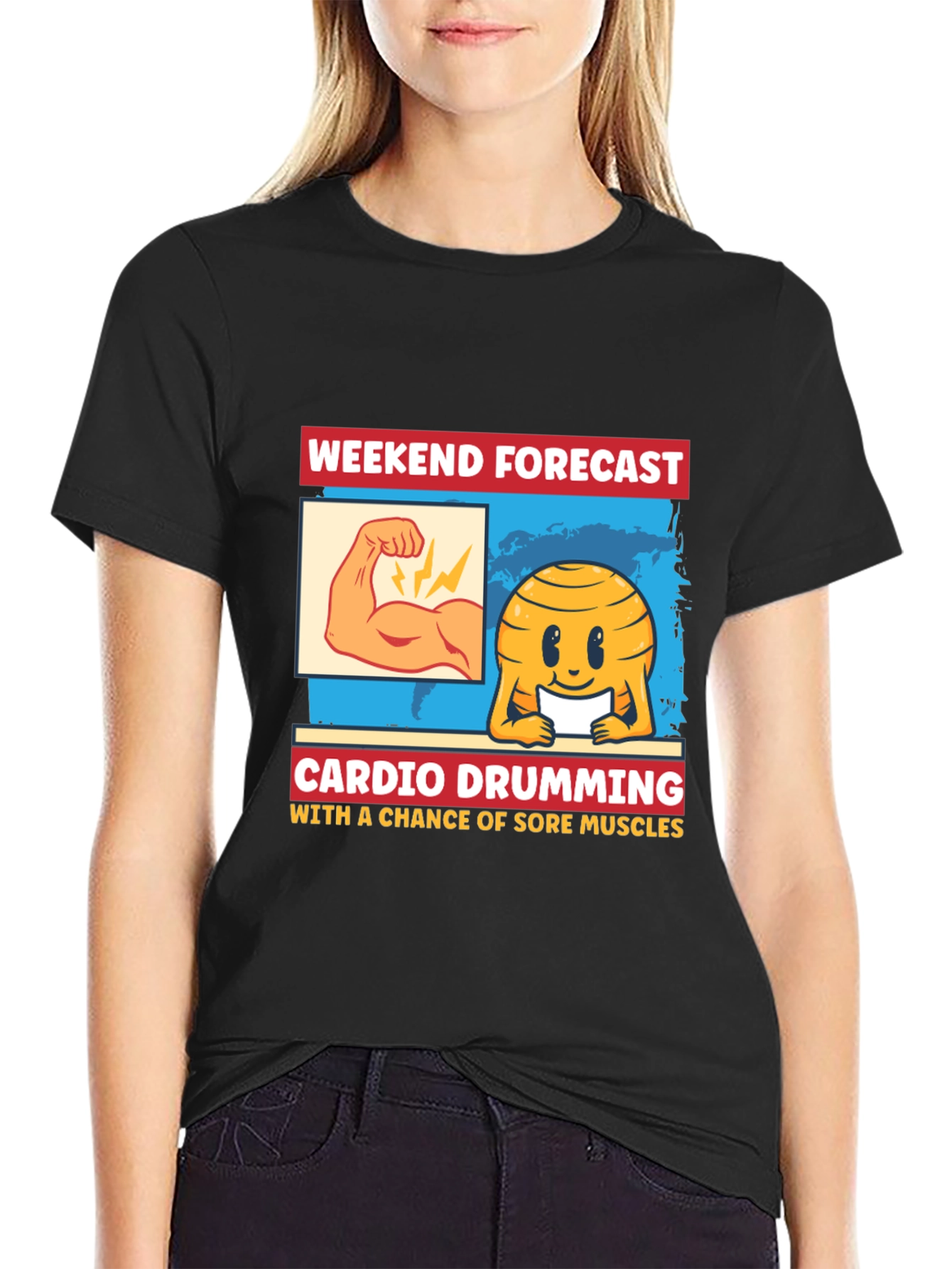 Weekend Forecast Cardio Drumming T-Shirt