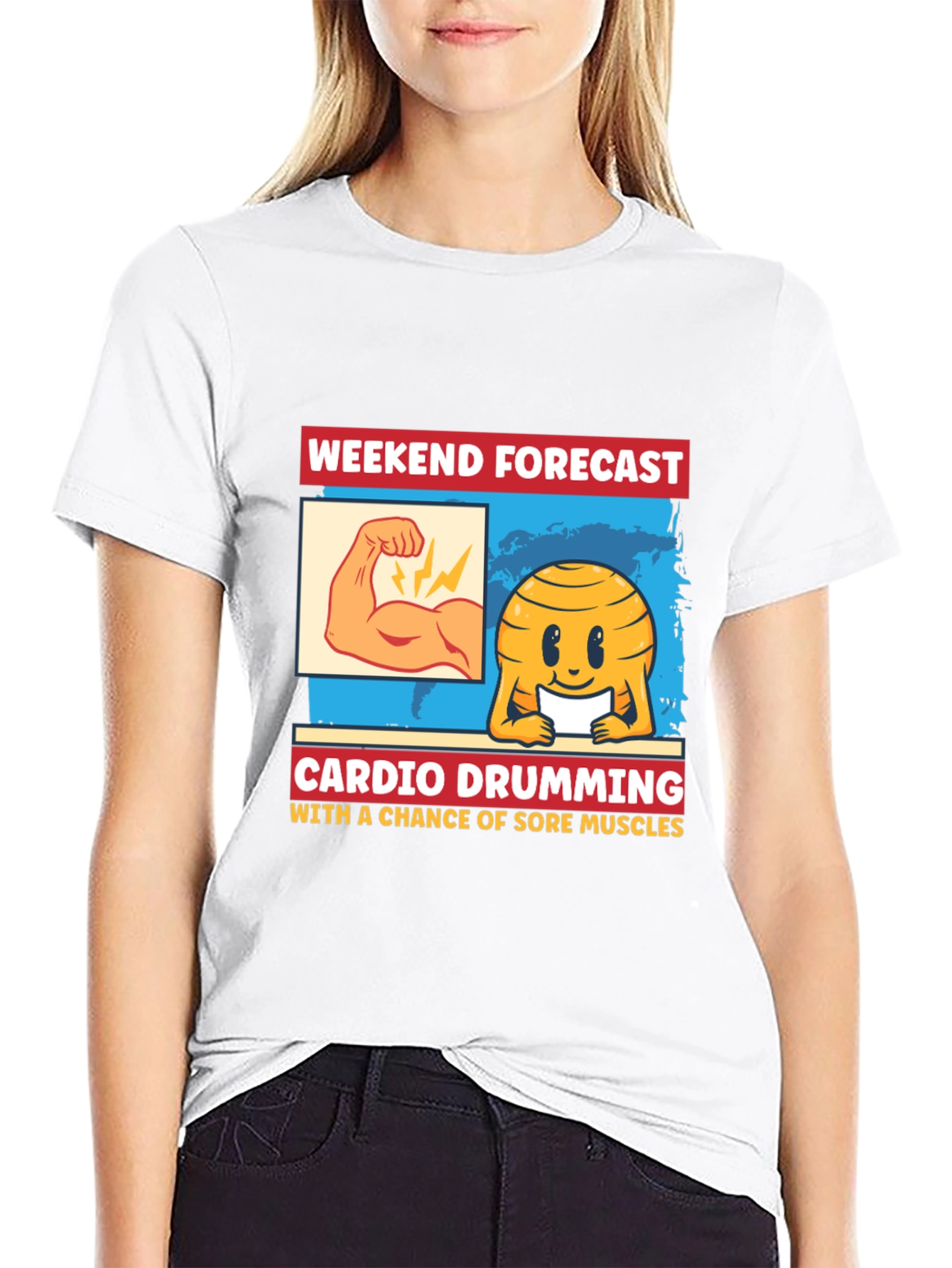 Weekend Forecast Cardio Drumming T-Shirt