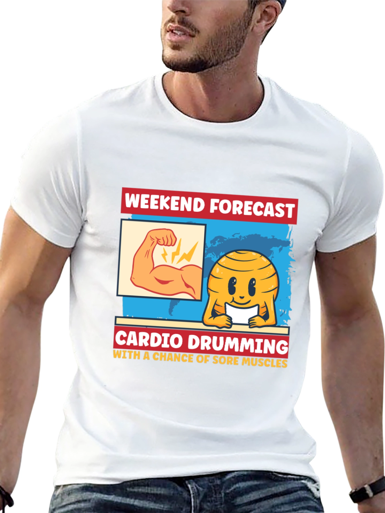 Weekend Forecast Cardio Drumming T-Shirt