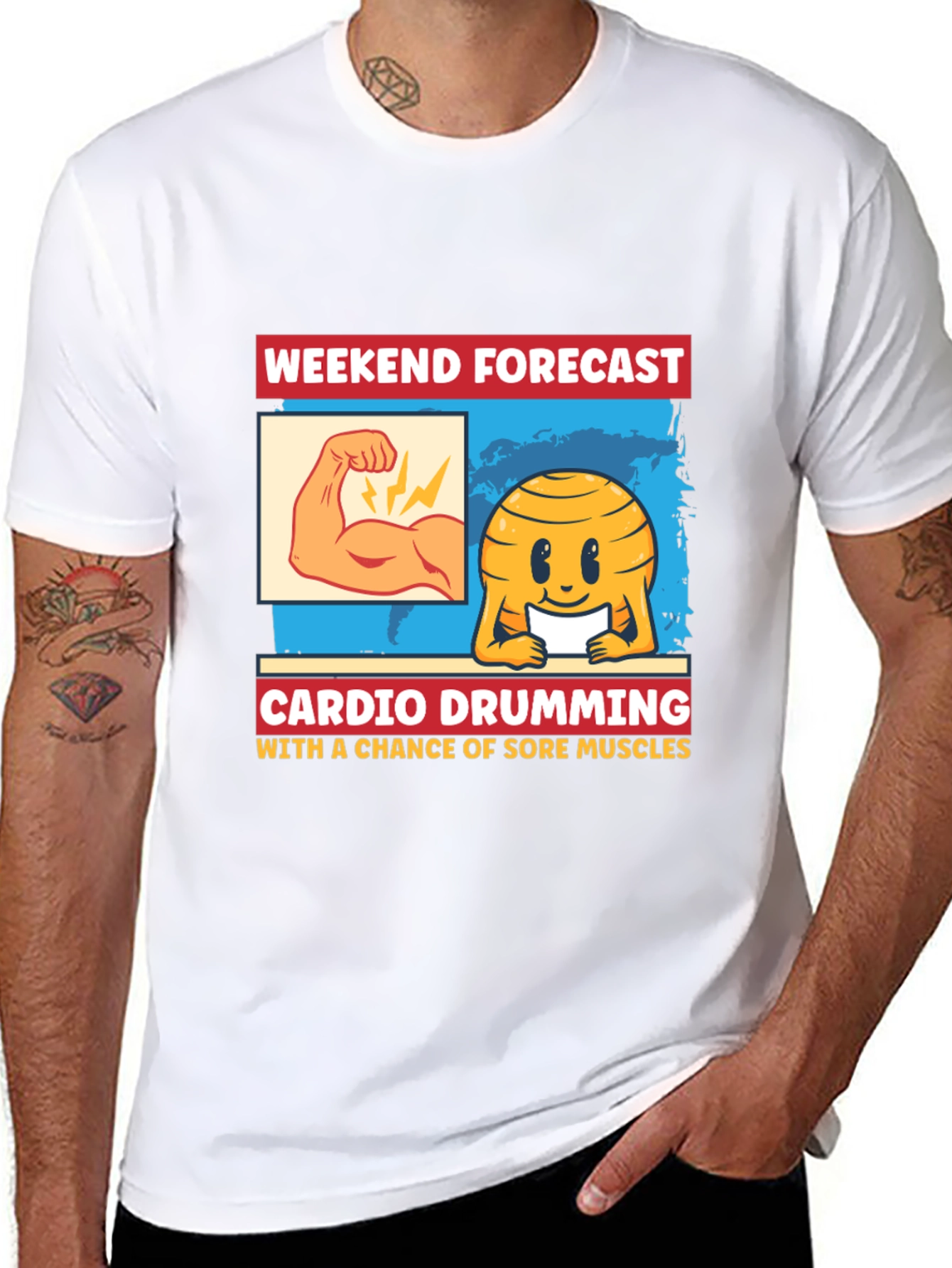 Weekend Forecast Cardio Drumming T-Shirt