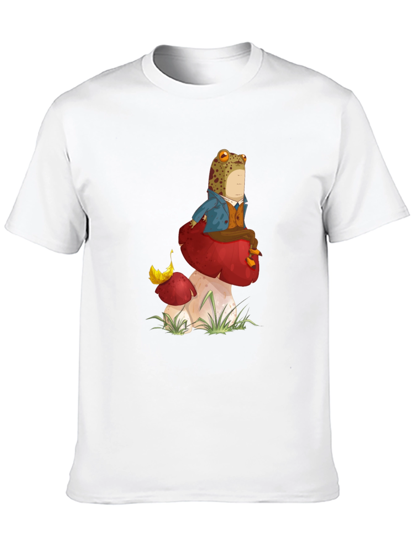 Frog on Mushroom Graphic Tee