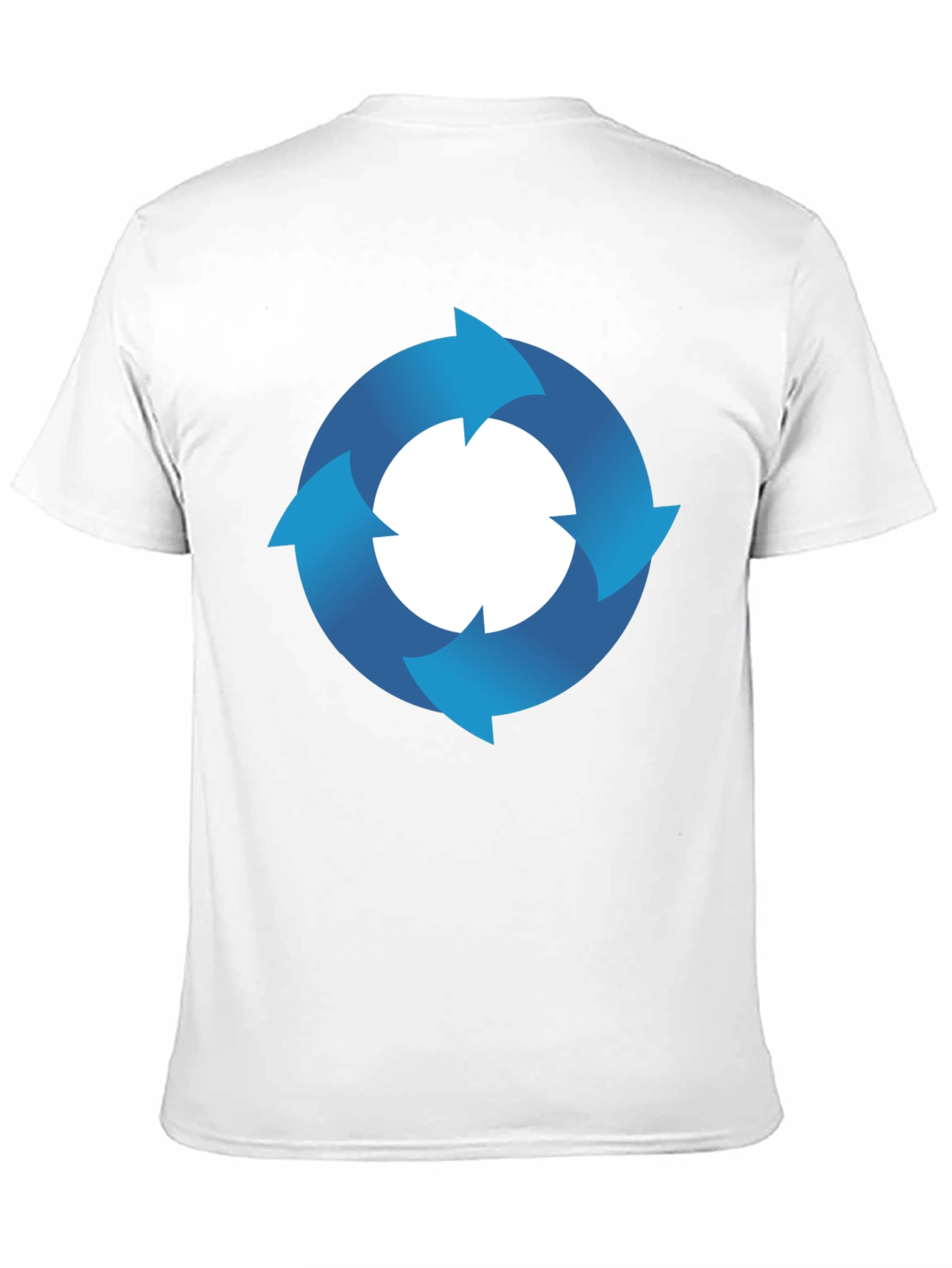 Circular Arrow Graphic T-Shirt - Mens Black Tee